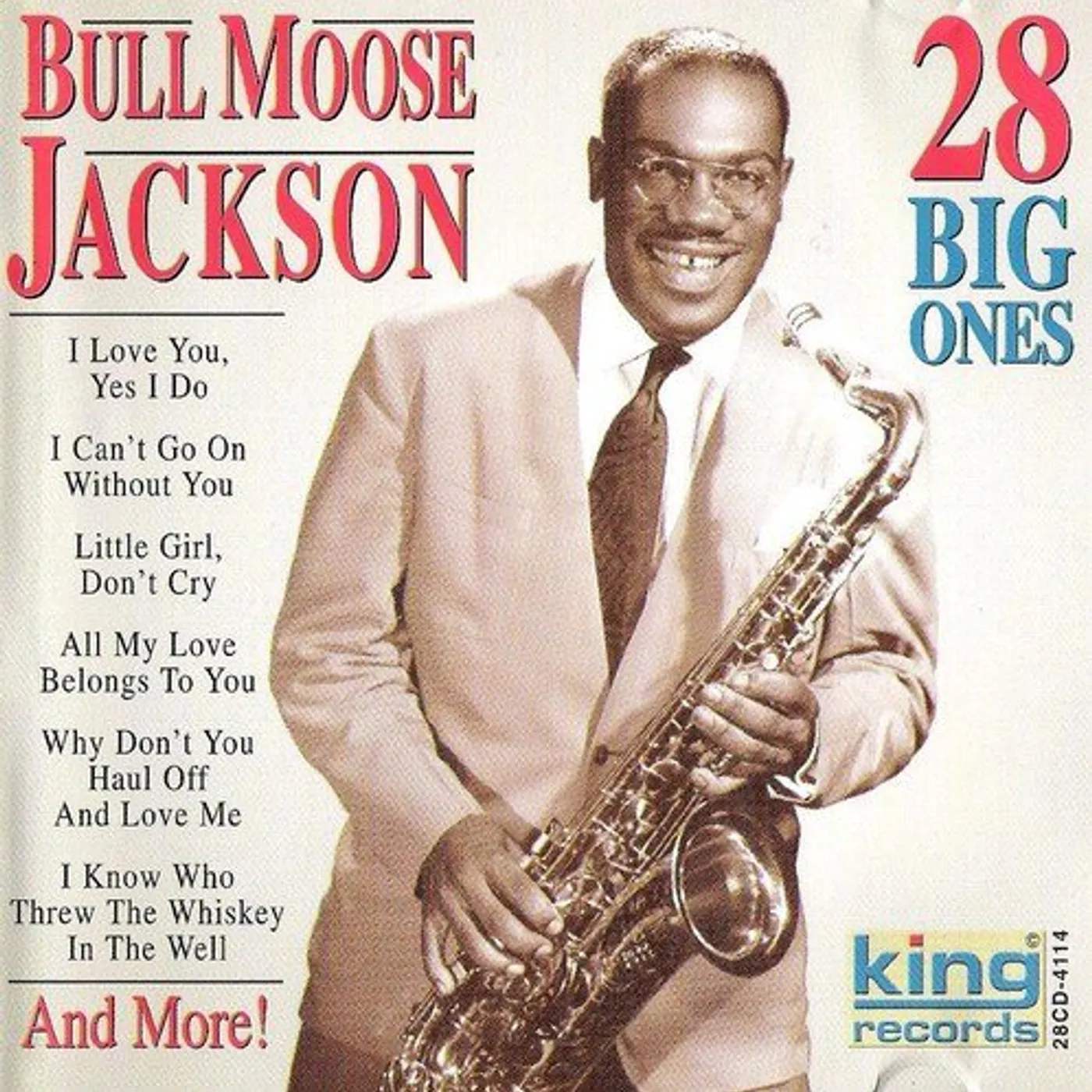 Bull Moose Jackson 28 BIG ONES CD