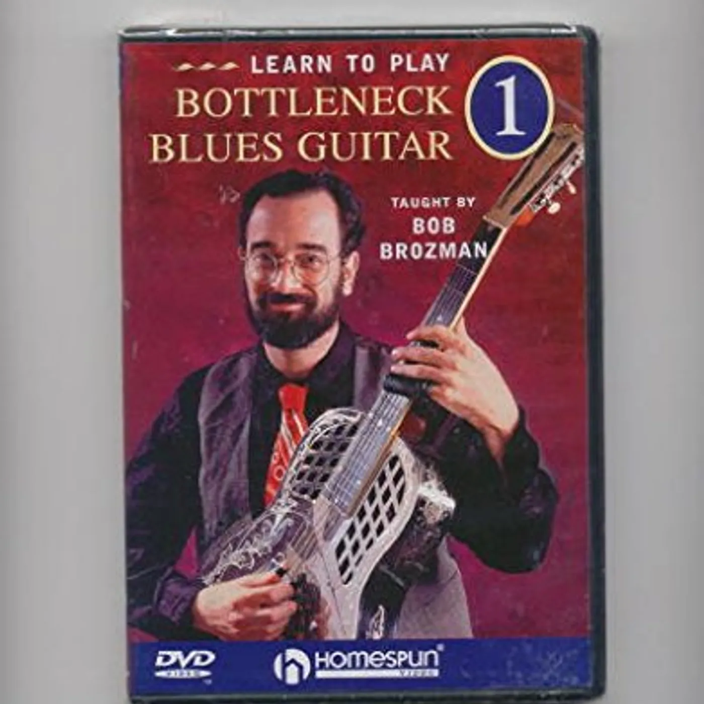 Bob Brozman LEARN TO PLAY BOTTLENECK BLUES GUITAR 1-3 DVD