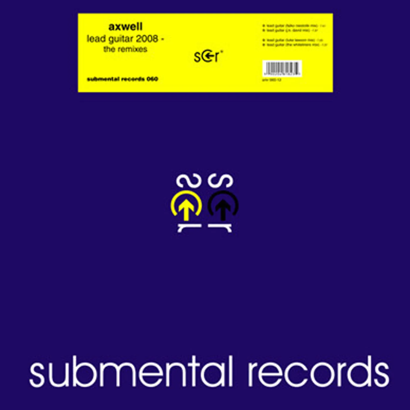 Axwell LEAD GUITAR 2008: THE REMIXES Vinyl Record