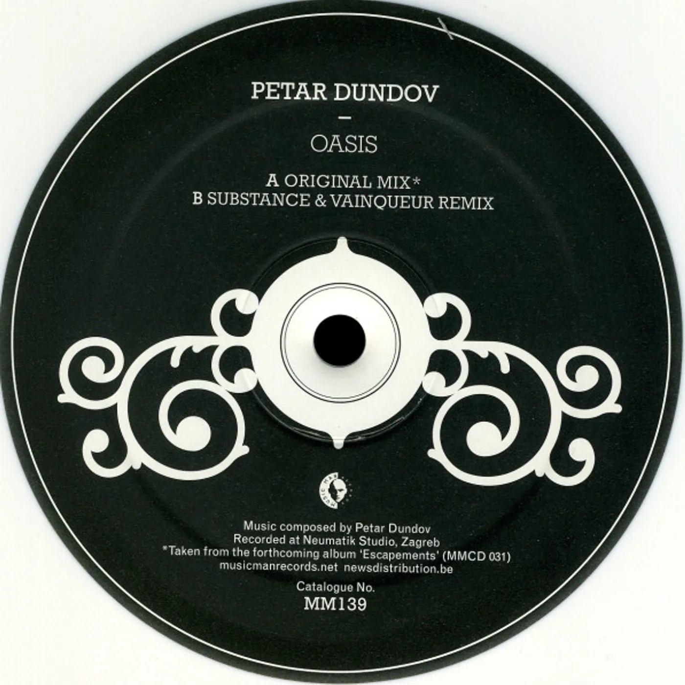 Petar Dundov Oasis Vinyl Record