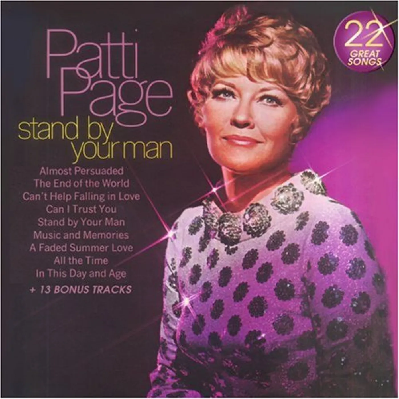 Patti Page STAND BY YOUR MAN CD
