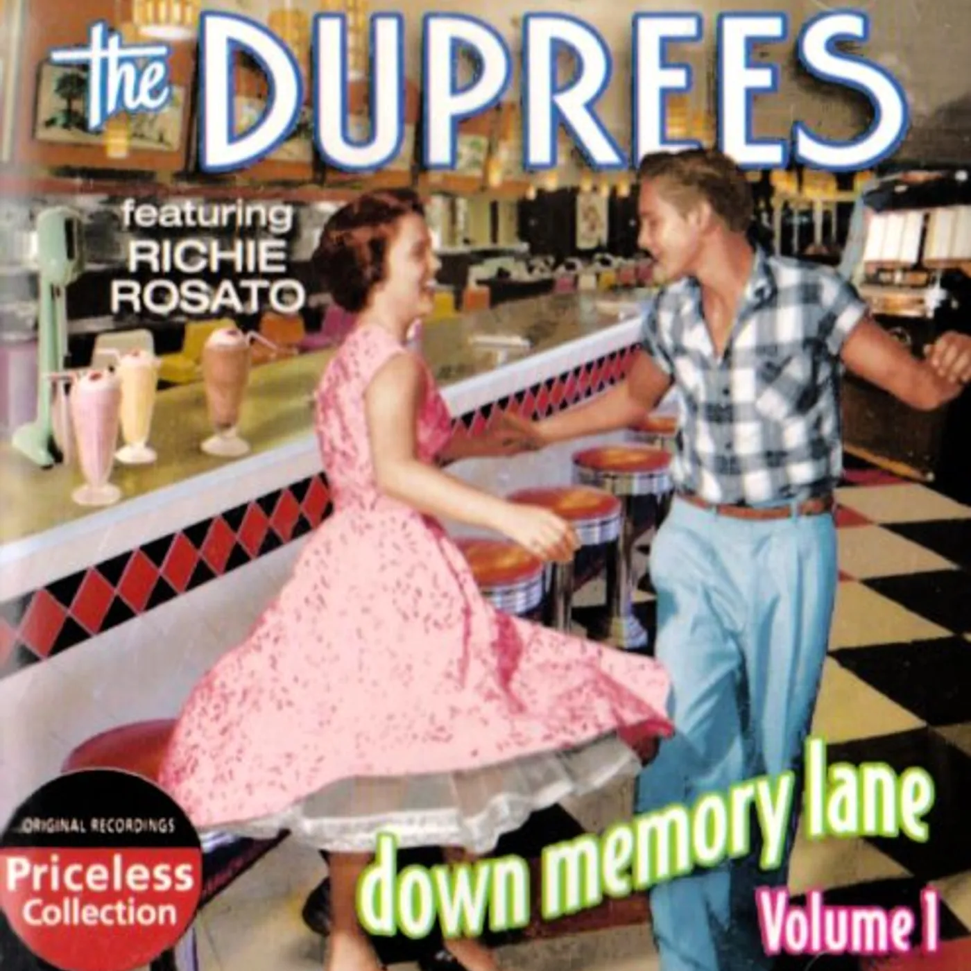The Duprees DOWM MEMORY LANE 1 CD