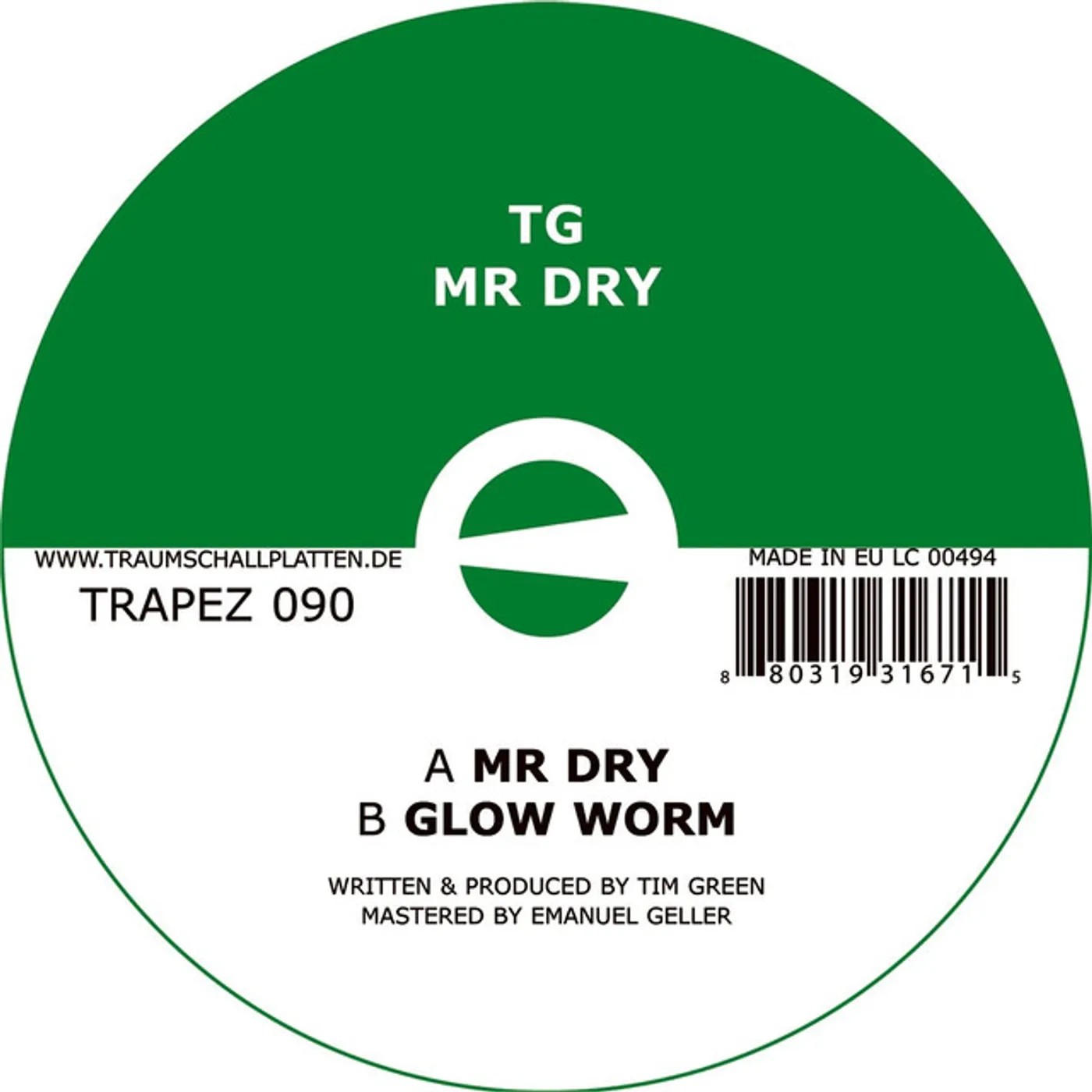 Tim Green Mr Dry Vinyl Record