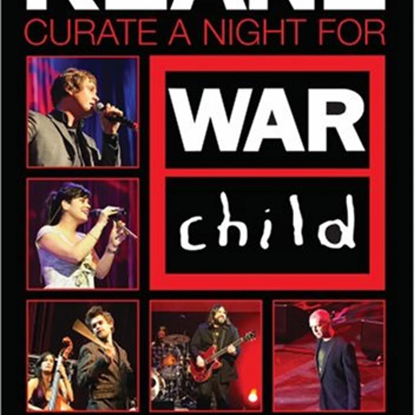 Keane CURATE A NIGHT FOR WAR CHILD DVD