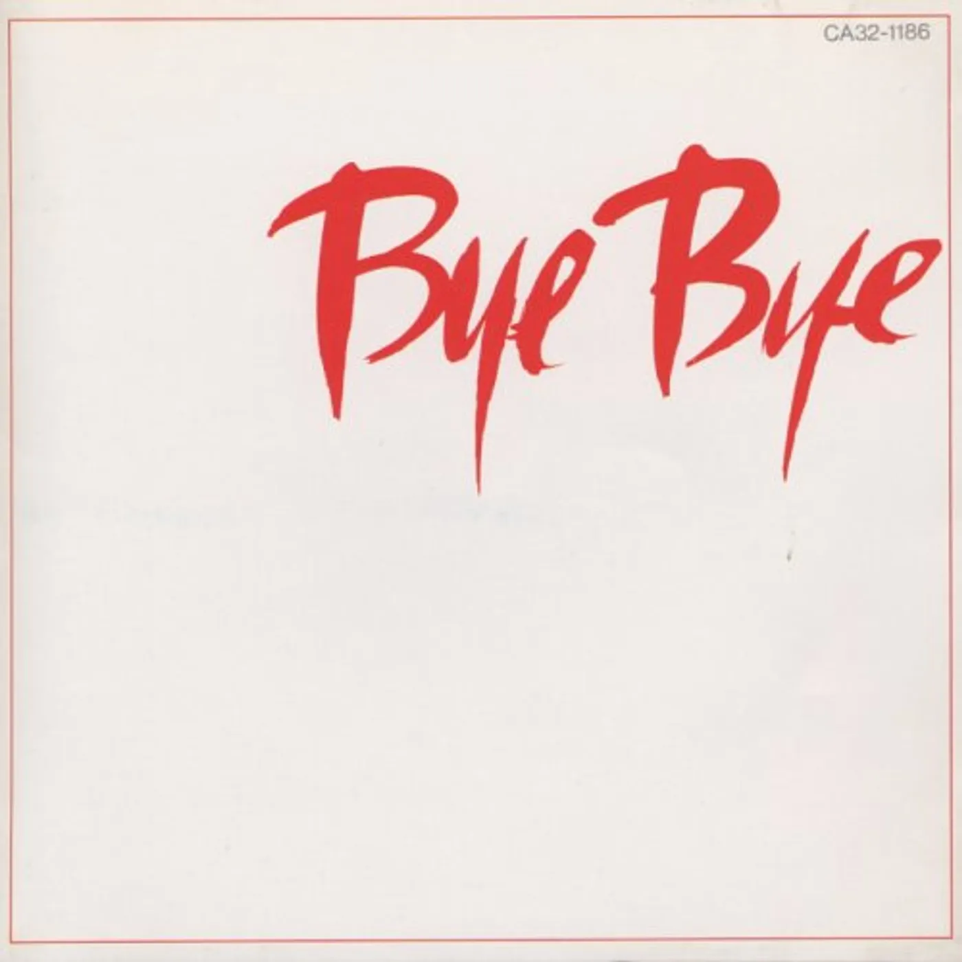 Tsuyoshi Nagabuchi BYE BYE CD