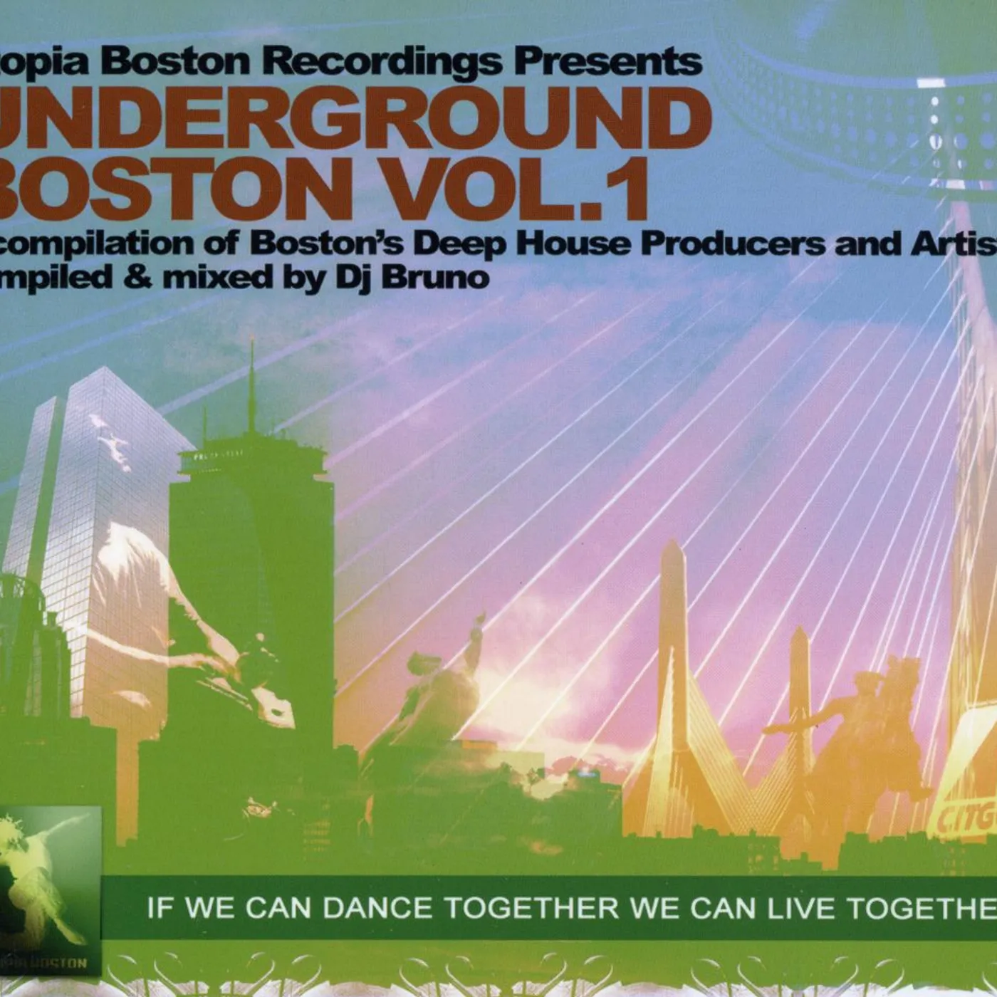 DJ Bruno UNDERGROUND BOSTON 1 CD