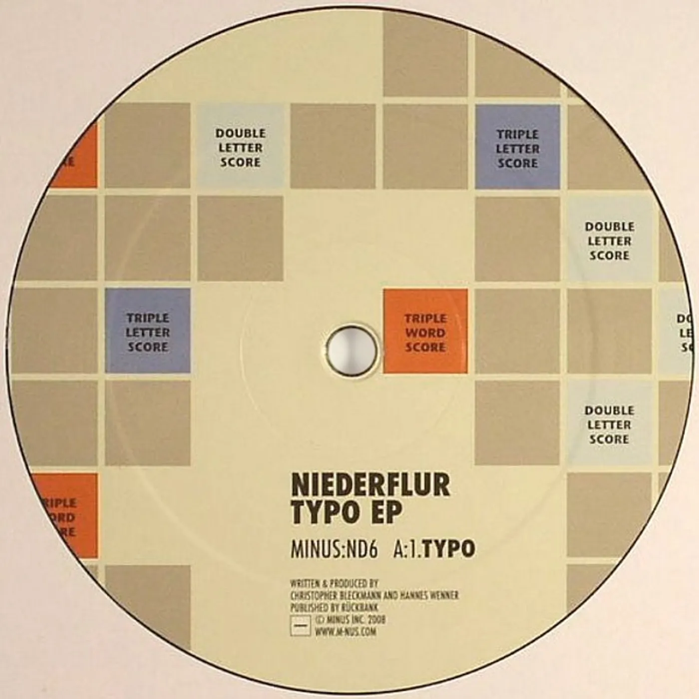 Niederflur TYPO Vinyl Record