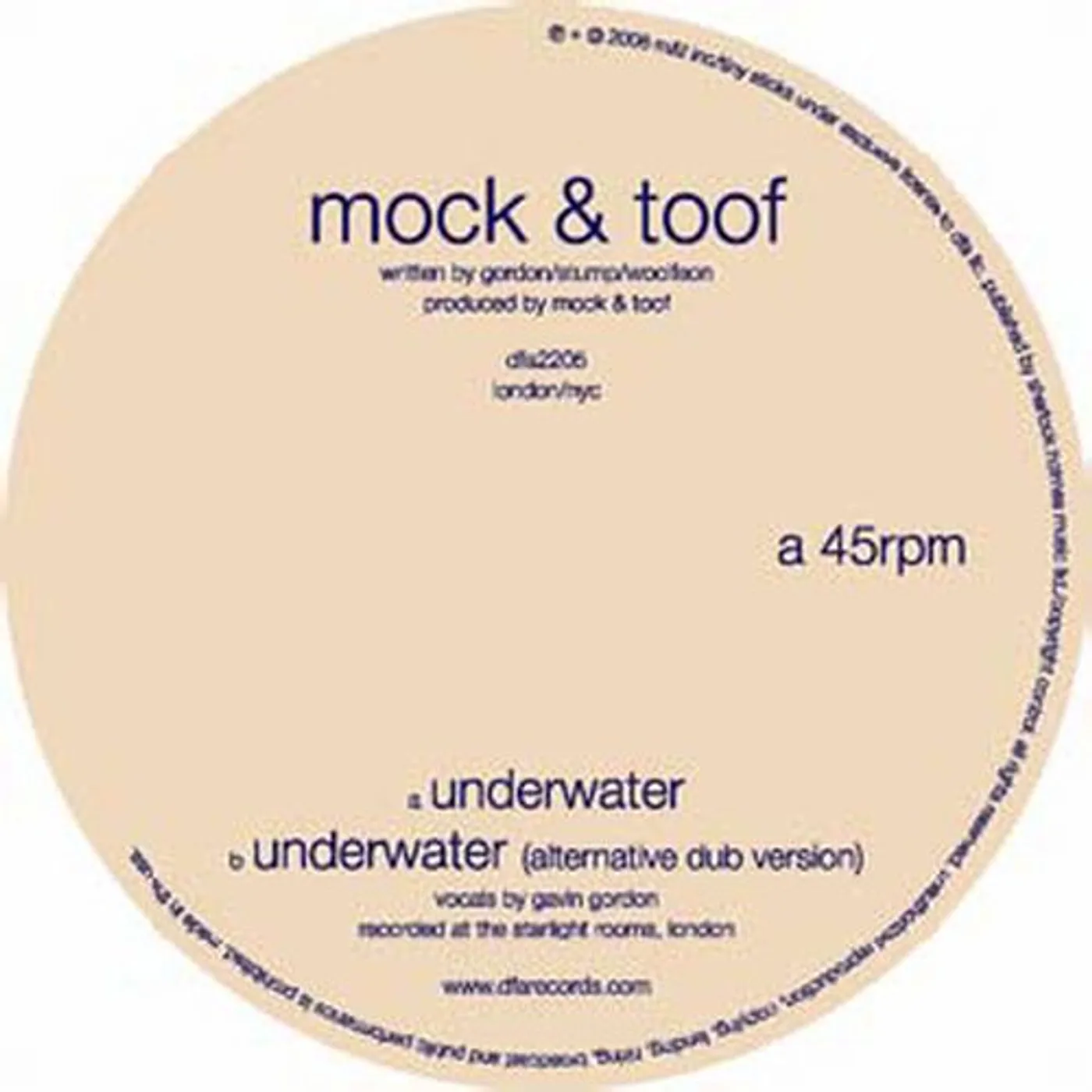 Mock & Toof Underwater Vinyl Record