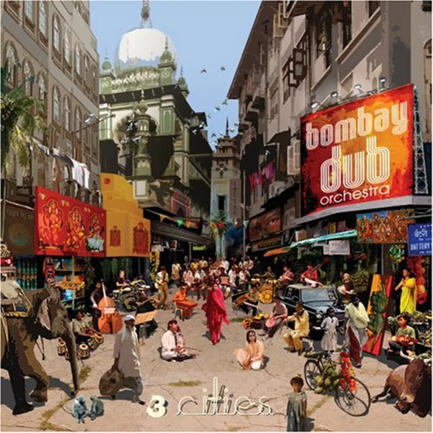 Bombay Dub Orchestra 3 CITIES CD