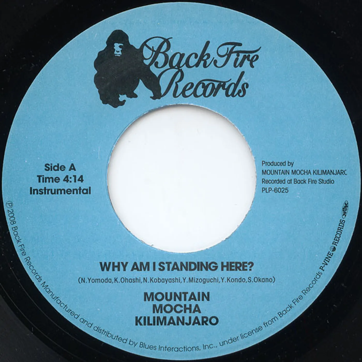 Mountain Mocha Kilimanjaro WHY AM I STANDING HERE Vinyl Record