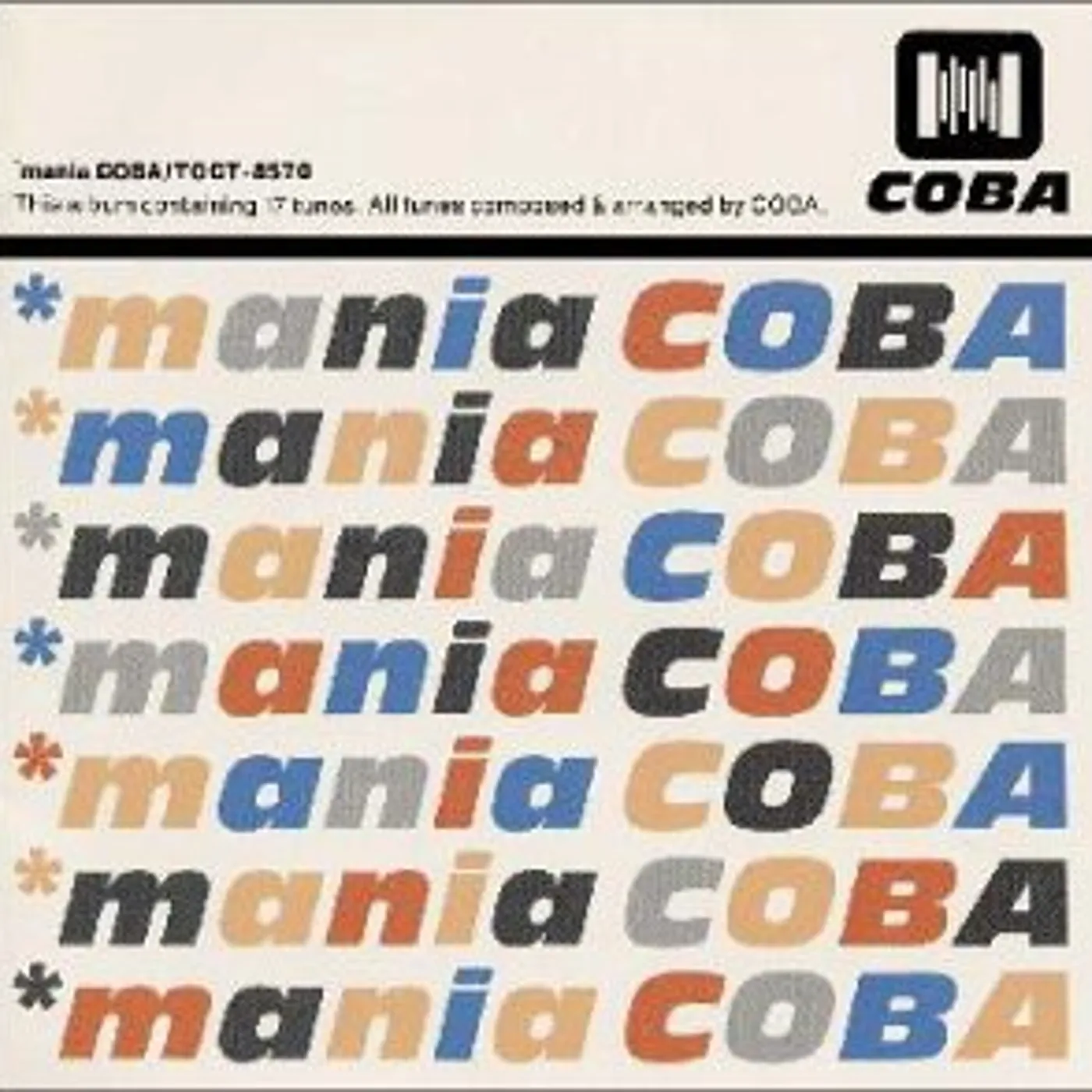 Yasuhiro Kobayashi MANIA COBA CD