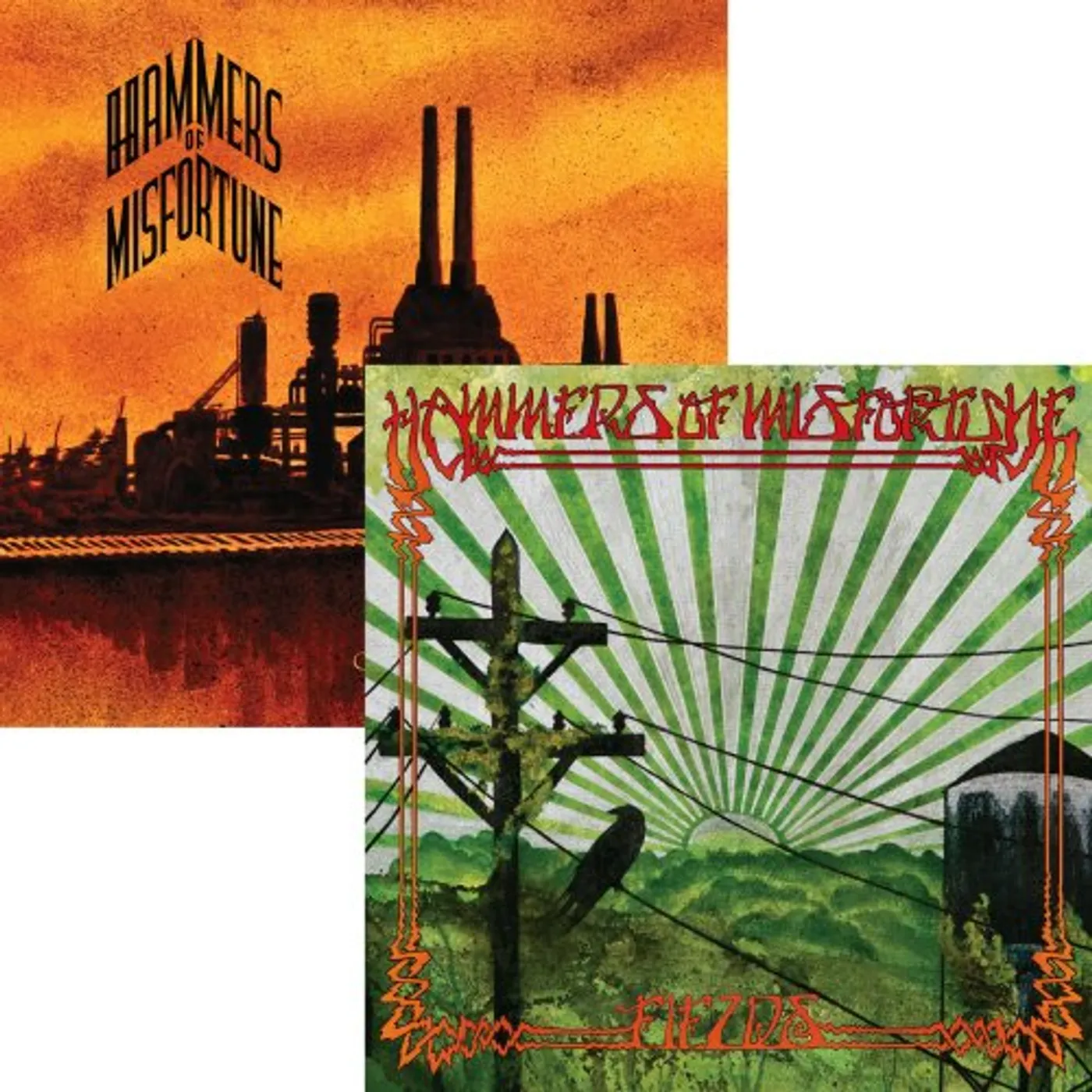 Hammers of Misfortune FIELDS & CHURCH OF BROKEN GLASS CD