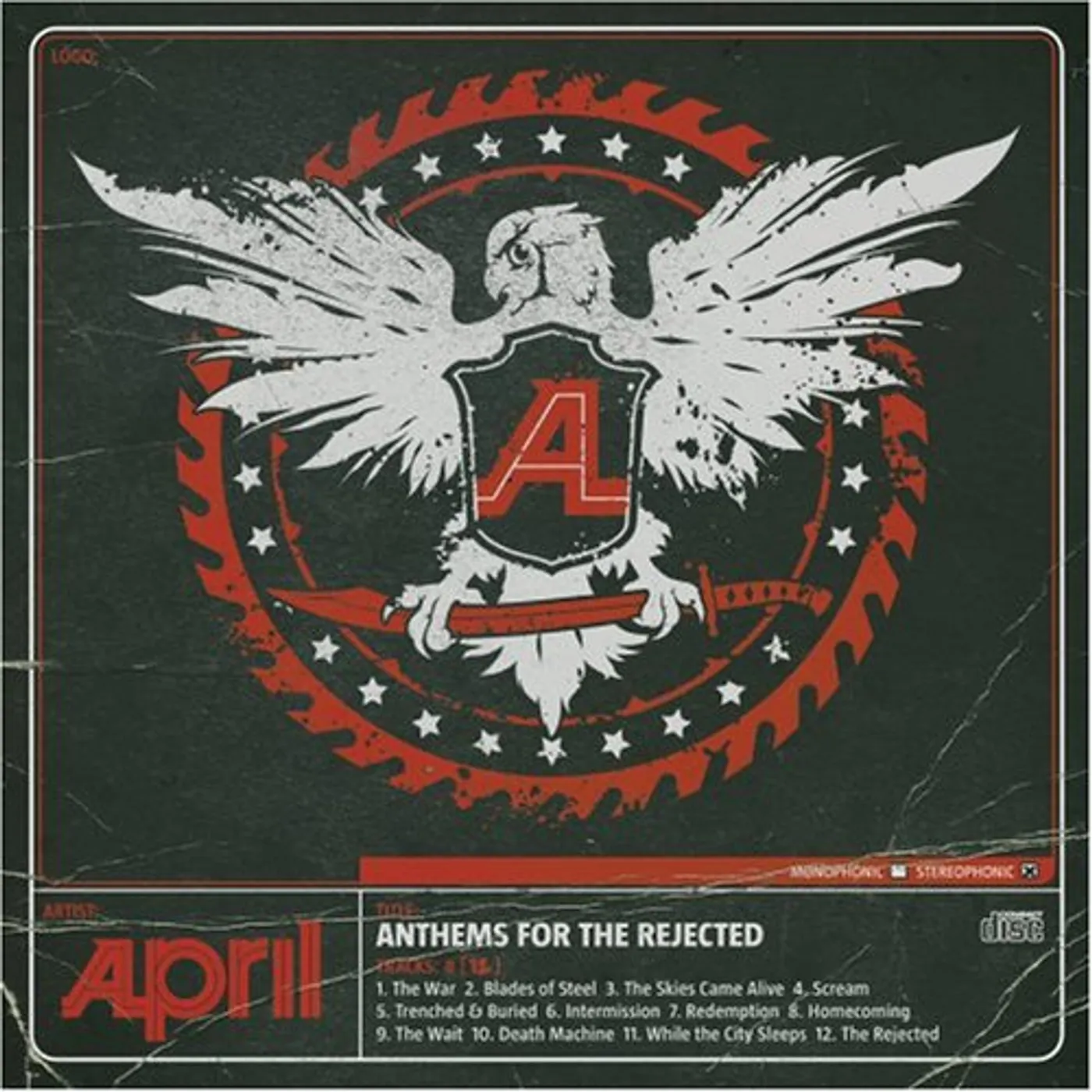 APRIL ANTHEMS FOR REJECTED CD