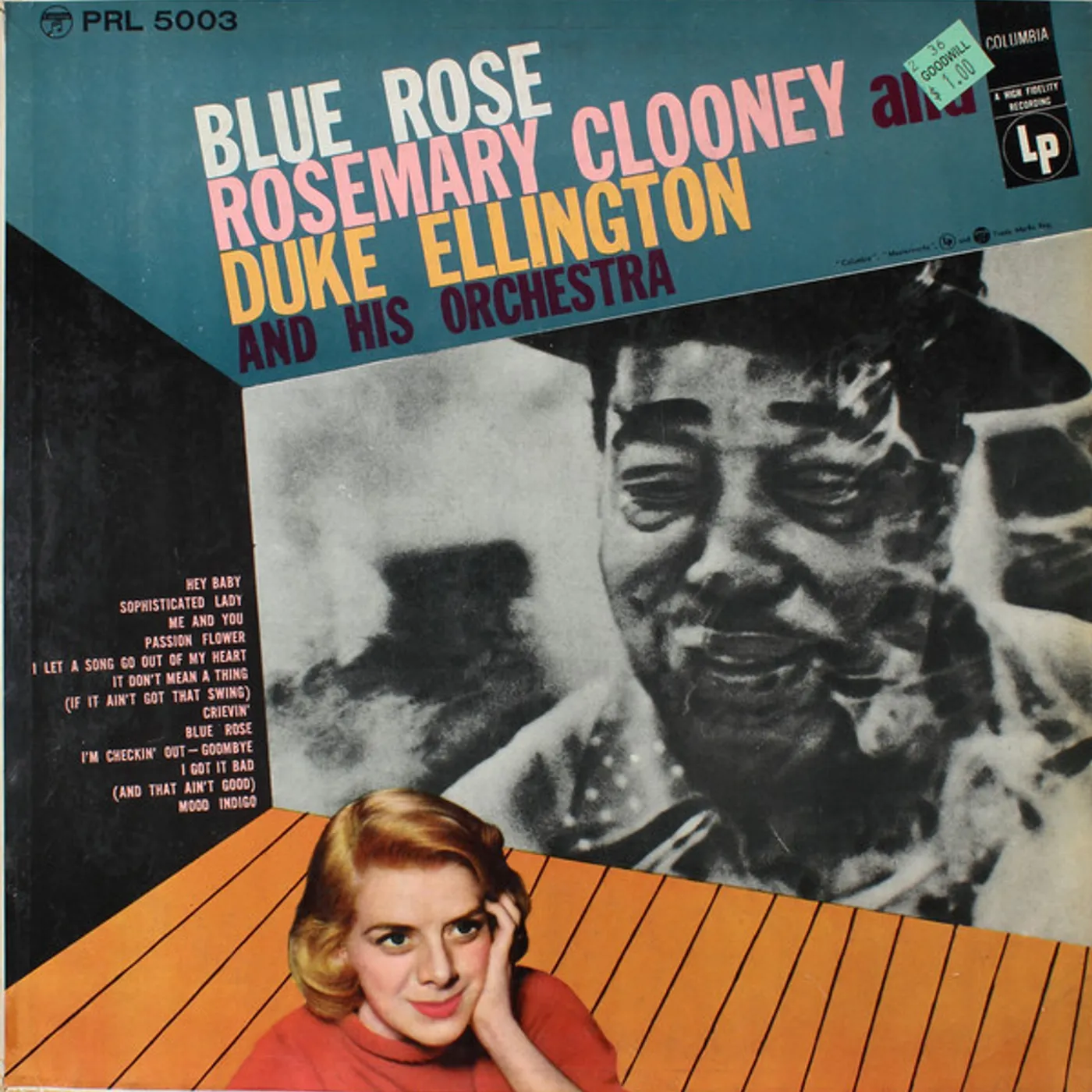 Rosemary Clooney / Duke Ellington Blue Rose Vinyl Record