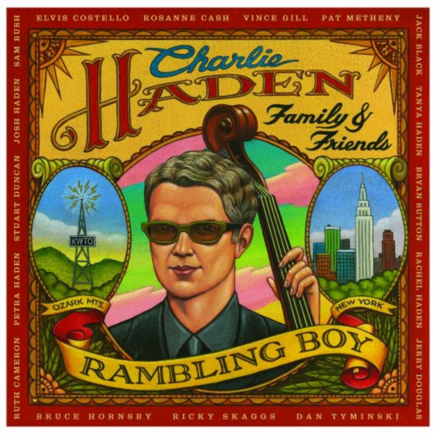 Charlie Haden FAMILY & FRIENDS: RAMBLING BOY Vinyl Record