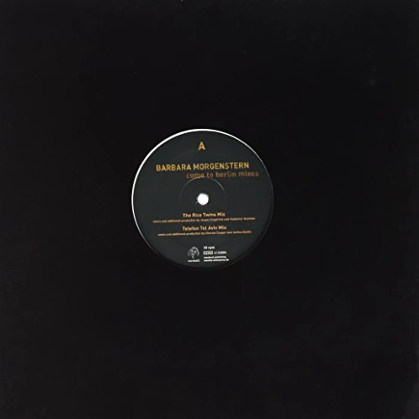 Barbara Morgenstern COME TO BERLINE (REMIXES) Vinyl Record