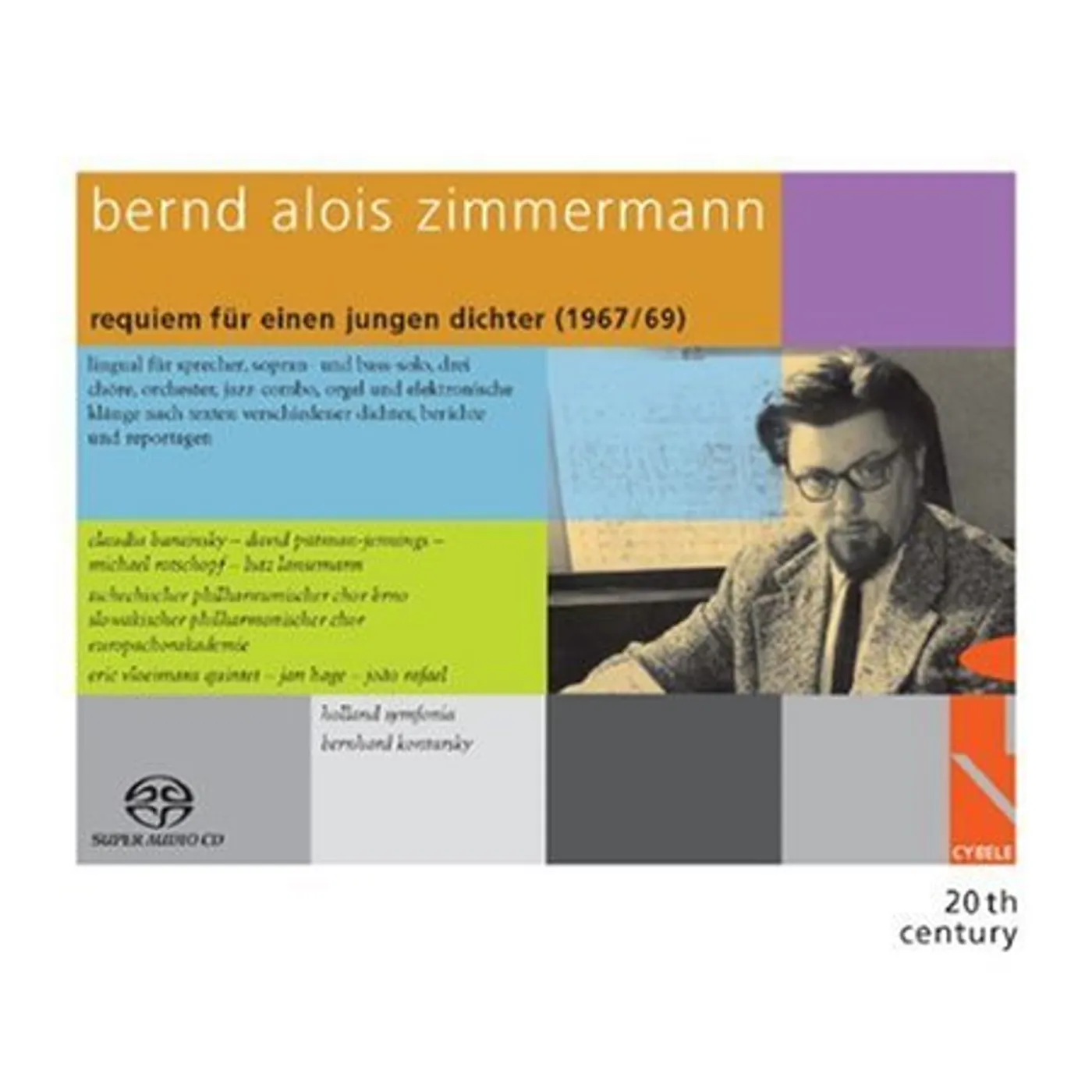 ZIMMERMANN / BARAINSKY / PITTMAN-JENNINGS BERN ALOIS ZIMMERMANN CD Super Audio CD