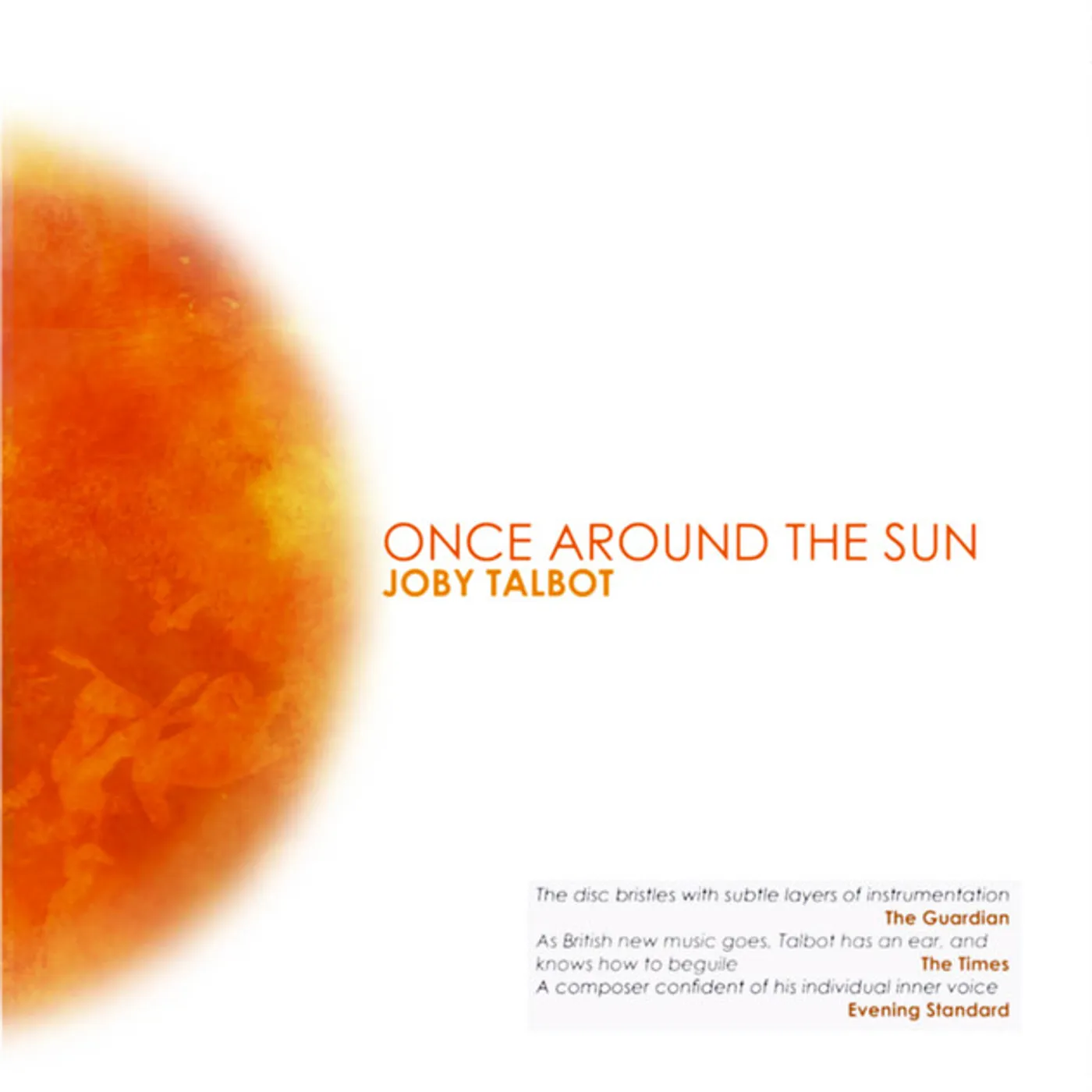 Joby Talbot ONCE AROUND THE SUN CD