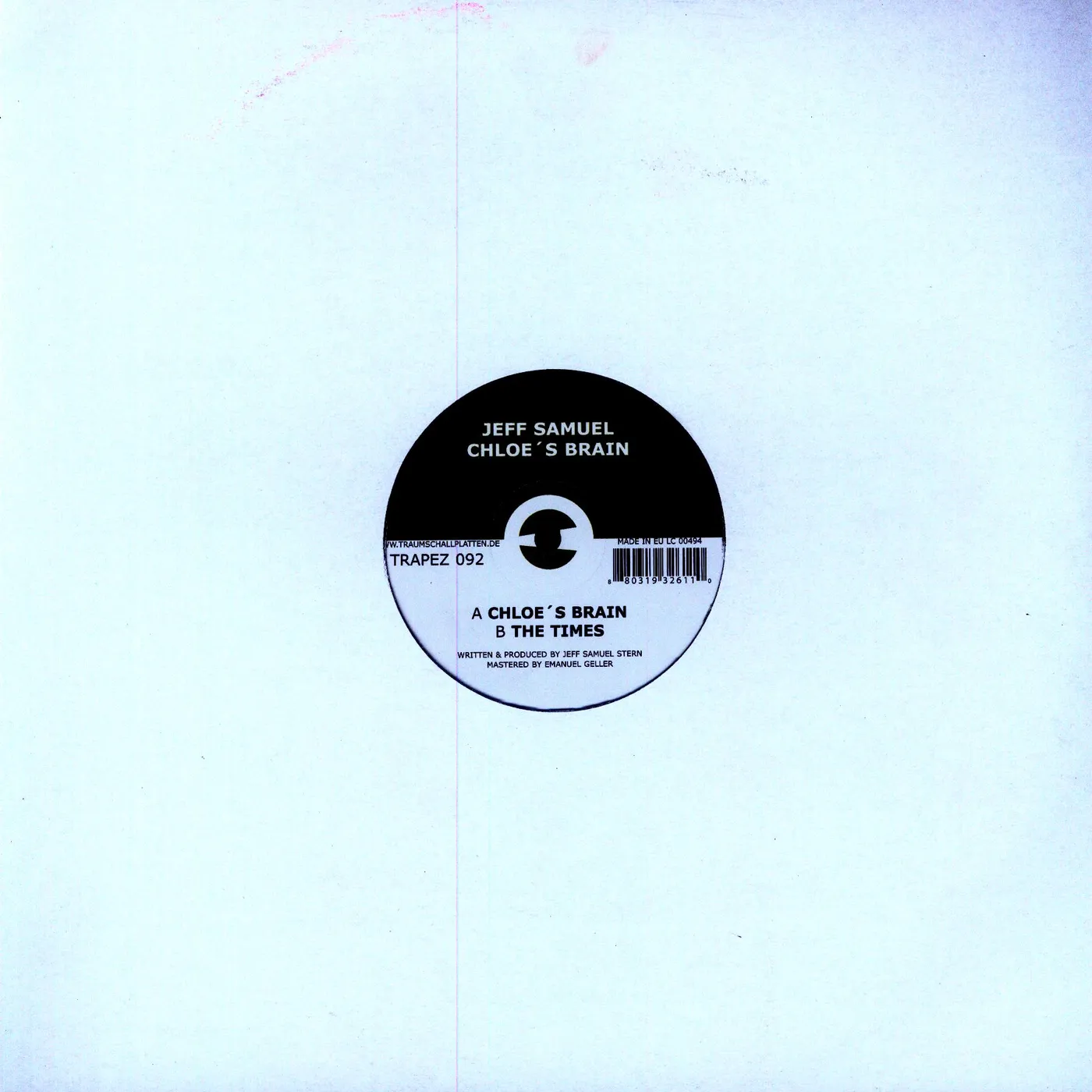 Jeff Samuel Chloe's Brain Vinyl Record