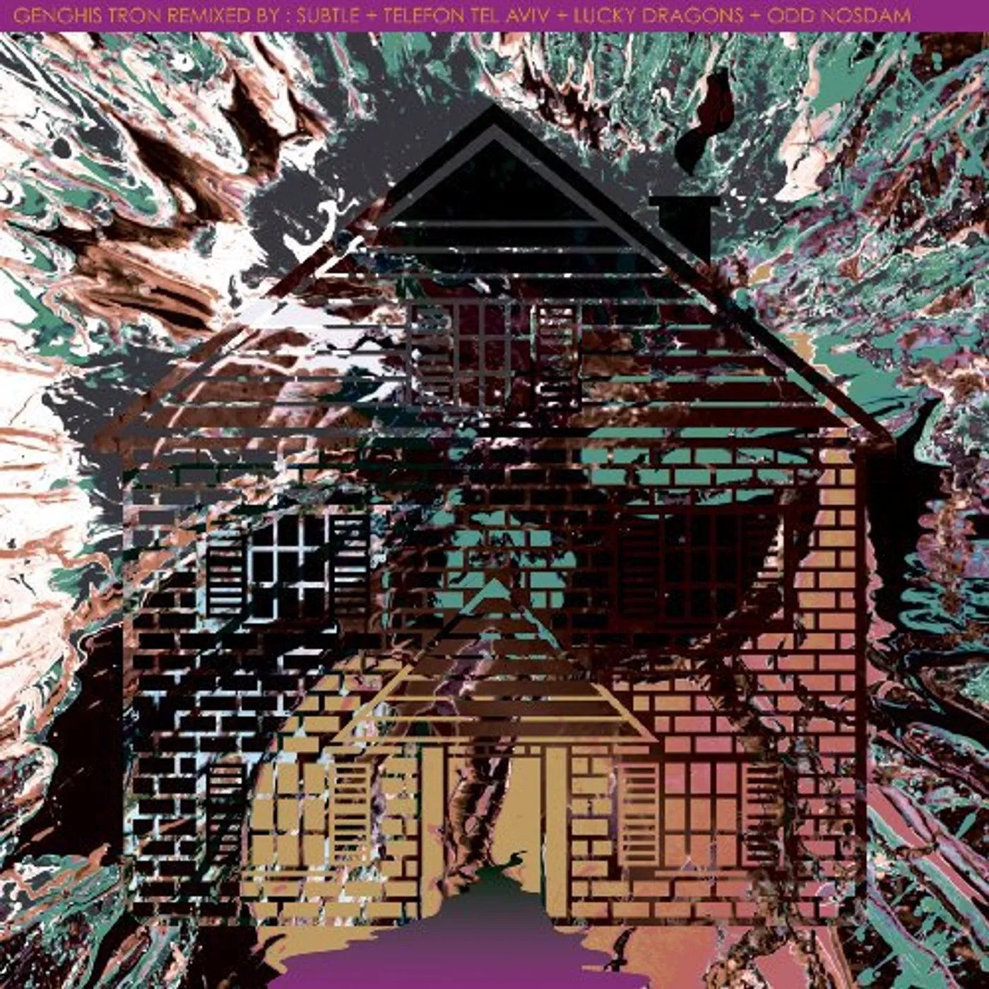 Genghis Tron BOARD UP THE HOUSE REMIXES 4 Vinyl Record