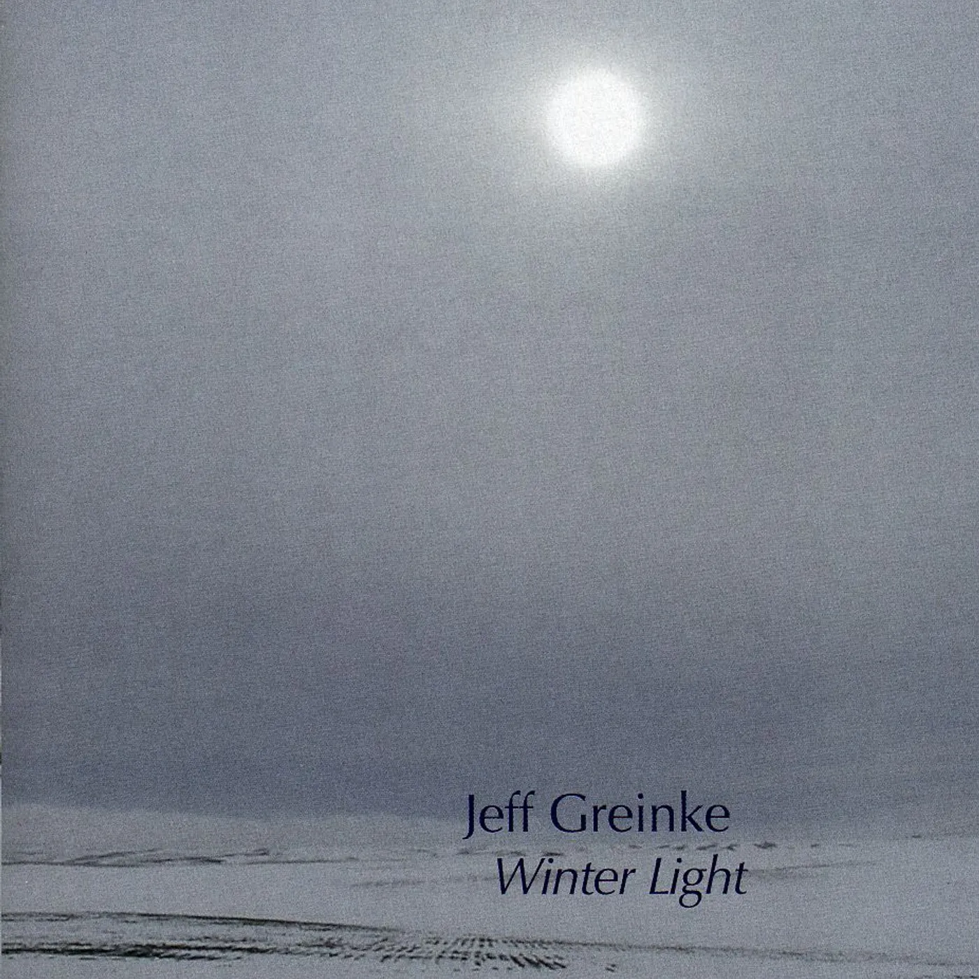 Jeff Greinke WINTER LIGHT CD