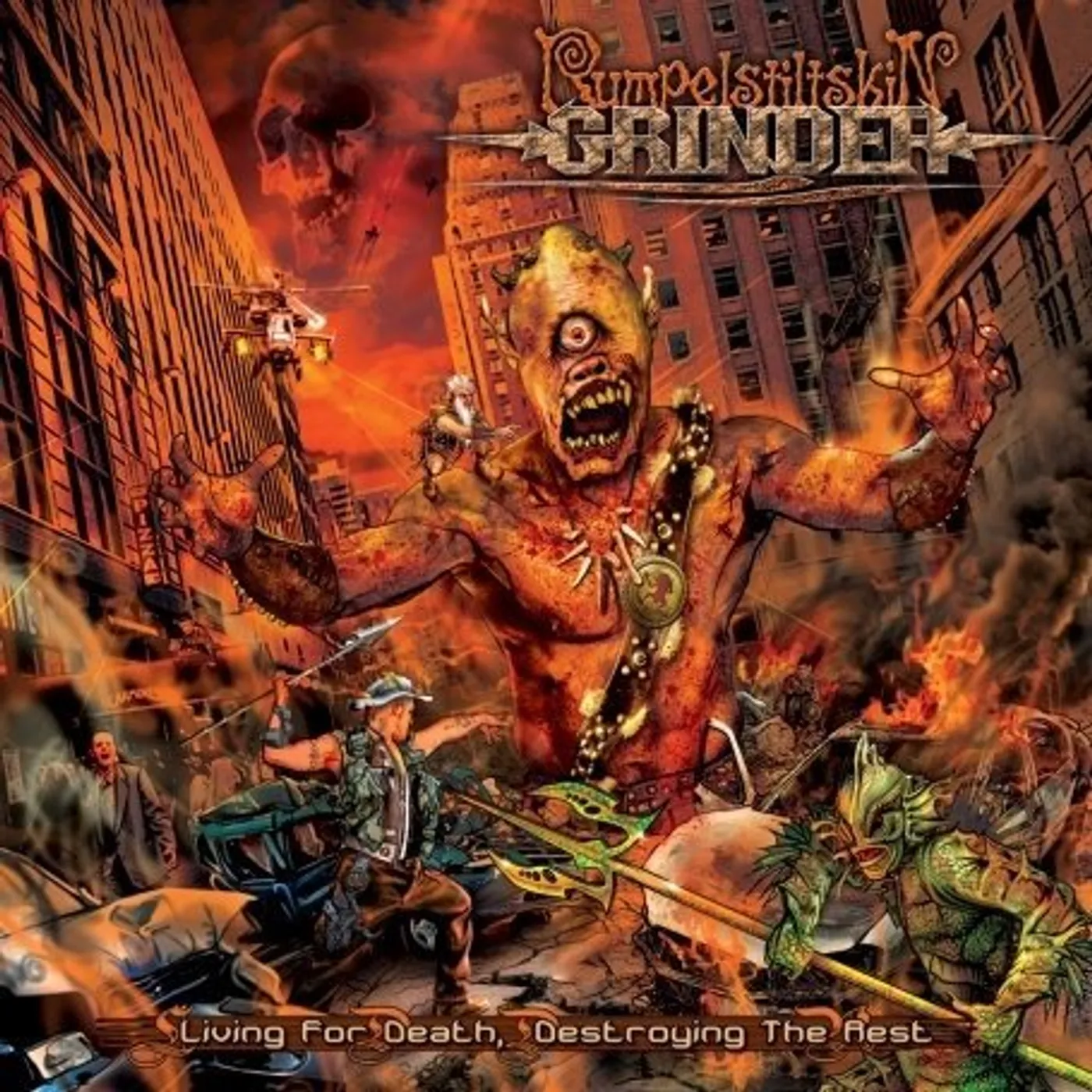 Rumplestiltskin Grinder LIVING FOR DEATH DESTROYING THE BEST Vinyl Record