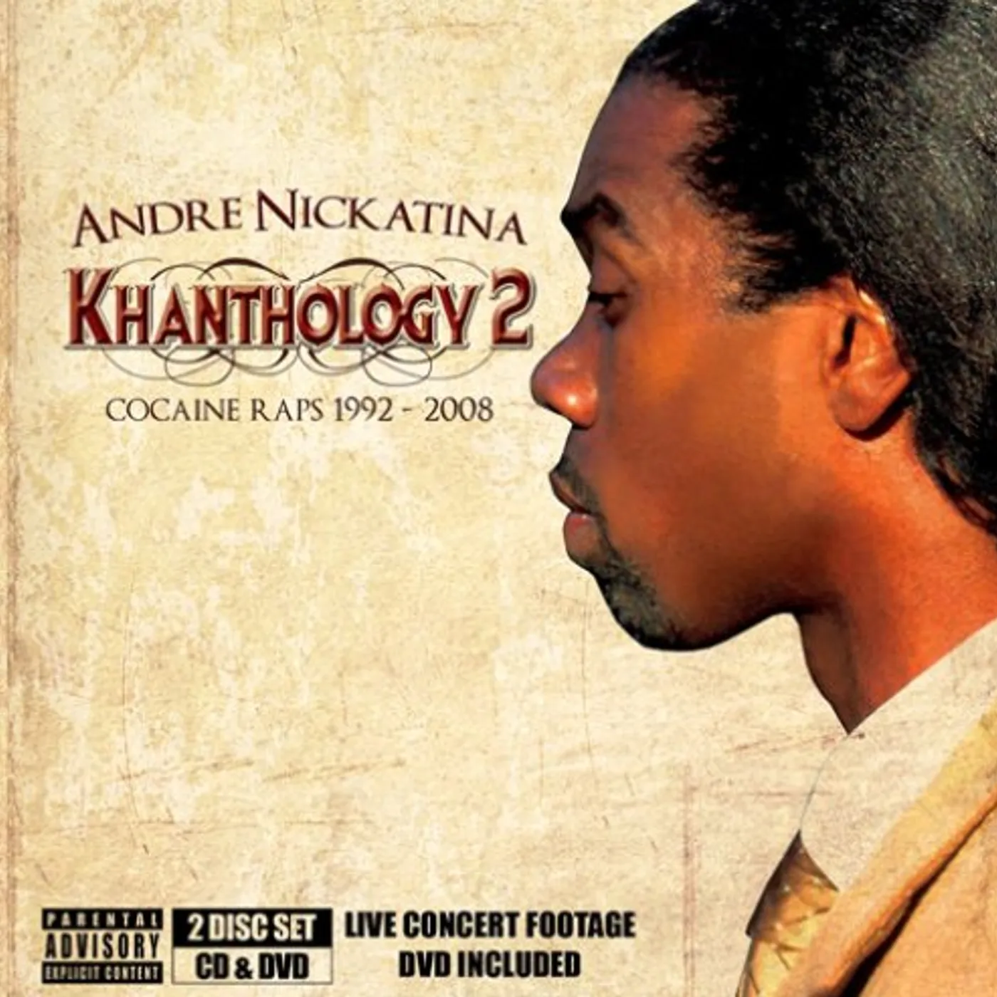 Andre Nickatina KHANTHOLOGY 2: COCAINE RAPS 1992-2008 CD