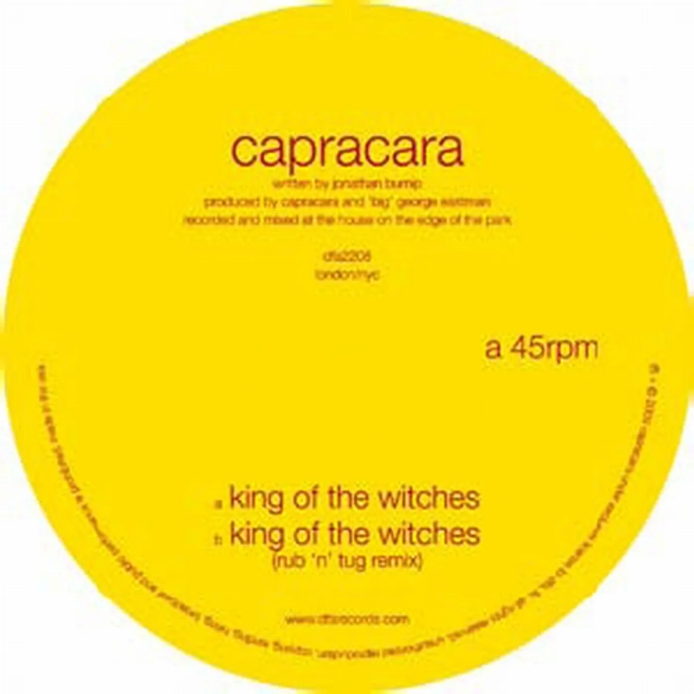 Capracara King of the Witches Vinyl Record