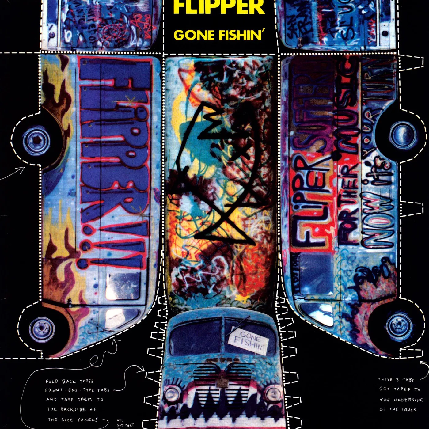 Flipper GONE FISHIN Vinyl Record