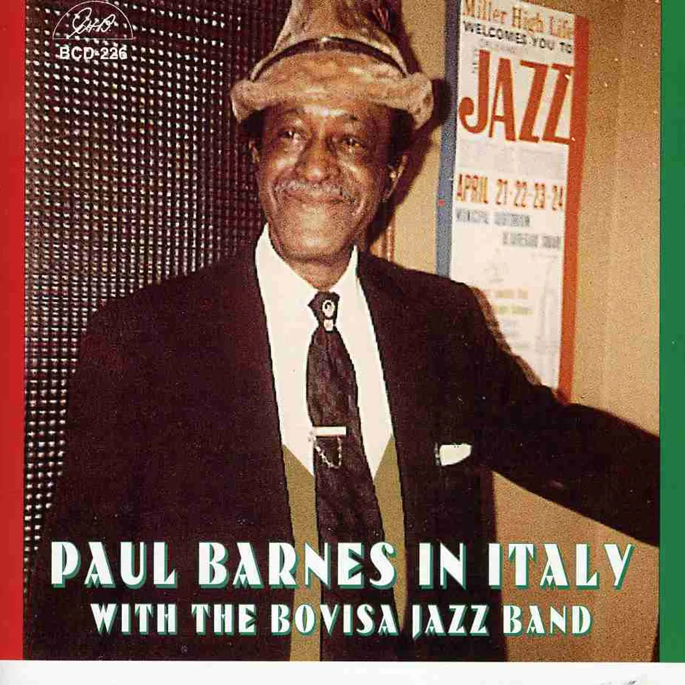 Paul Barnes IN ITALY: WITH BOVISA JAZZ BAND CD