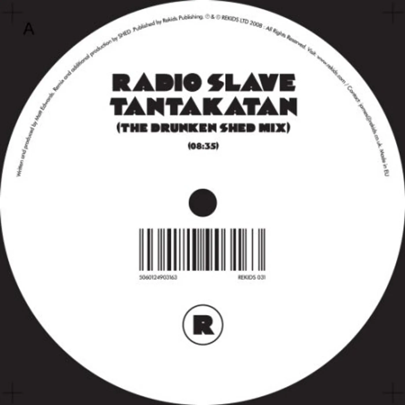 Radio Slave TANTAKATAN ( THE DRUNKEN SHED REMIX ) Vinyl Record