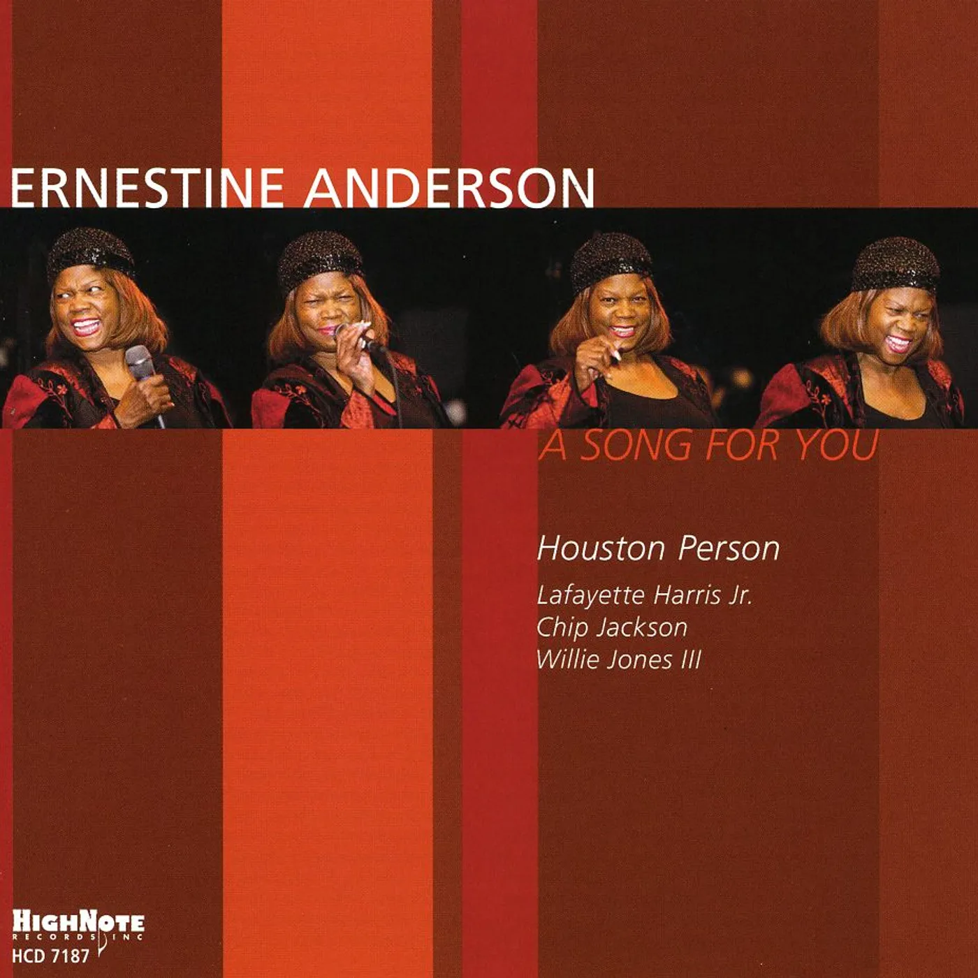 Ernestine Anderson SONG FOR YOU CD