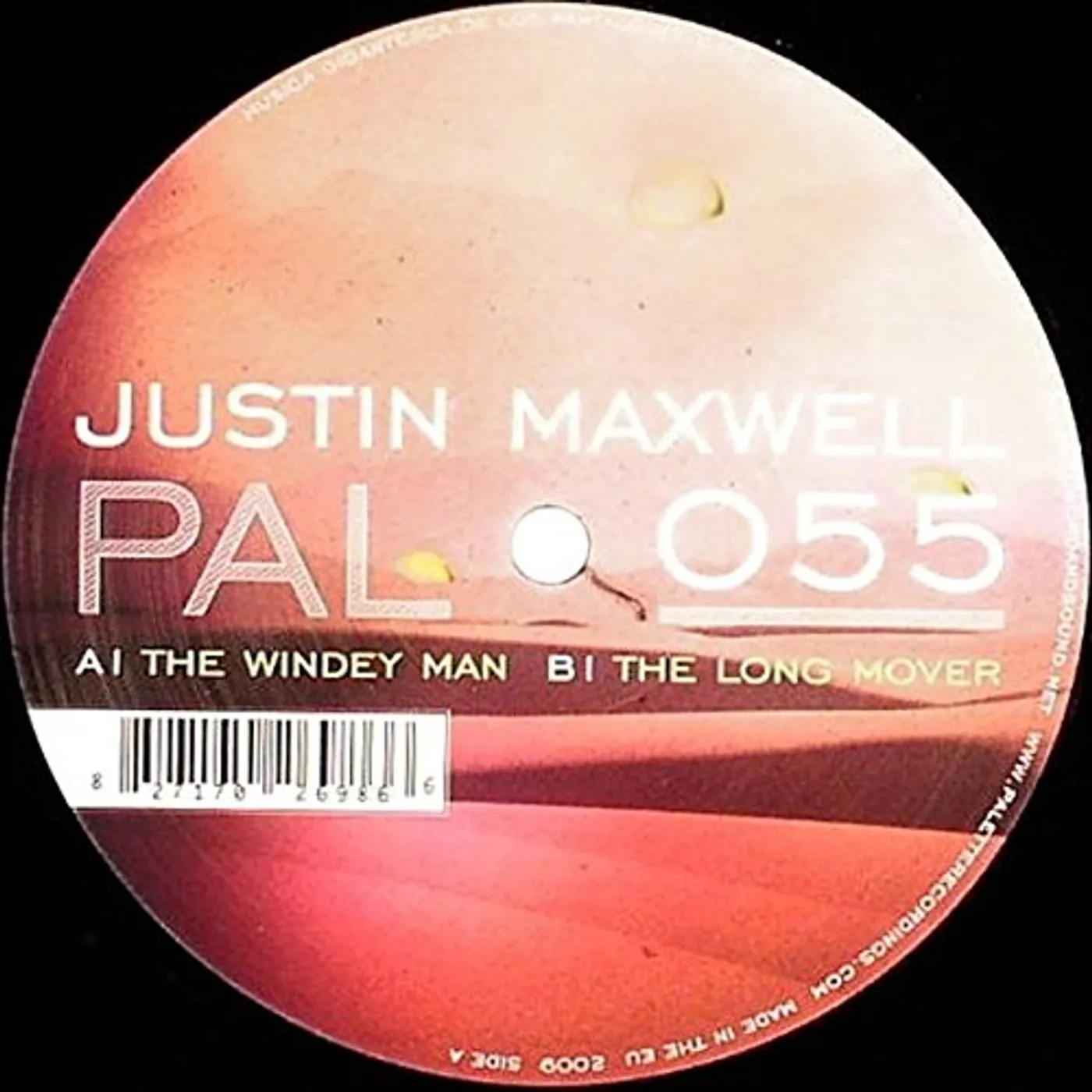Justin Maxwell WINDEY MAN / LONG MOVER Vinyl Record