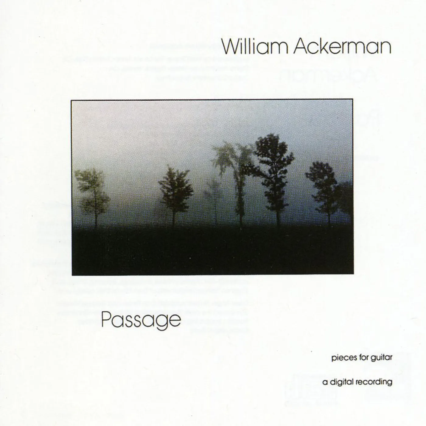 William Ackerman PASSAGE CD