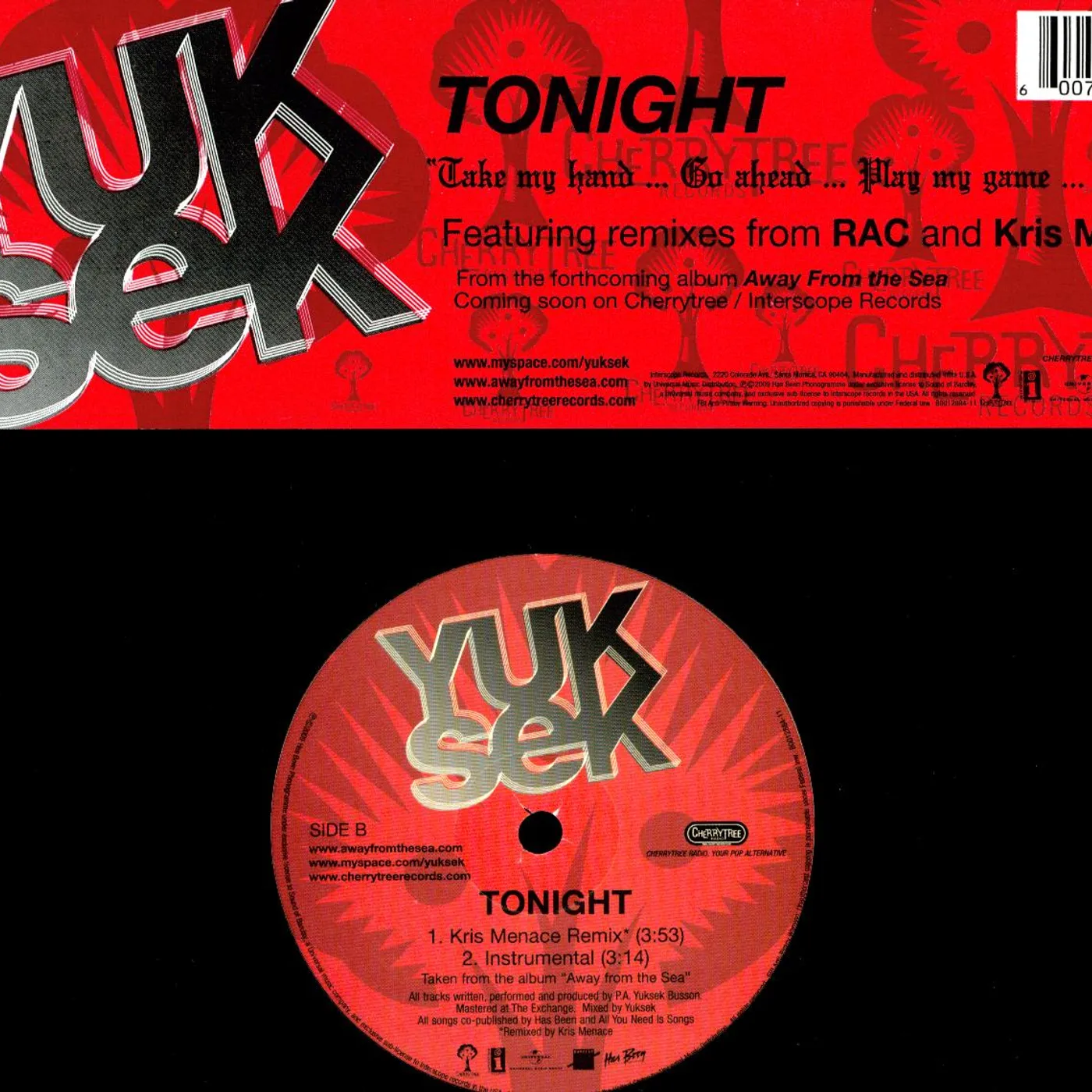 Yuksek TONIGHT (X4) Vinyl Record