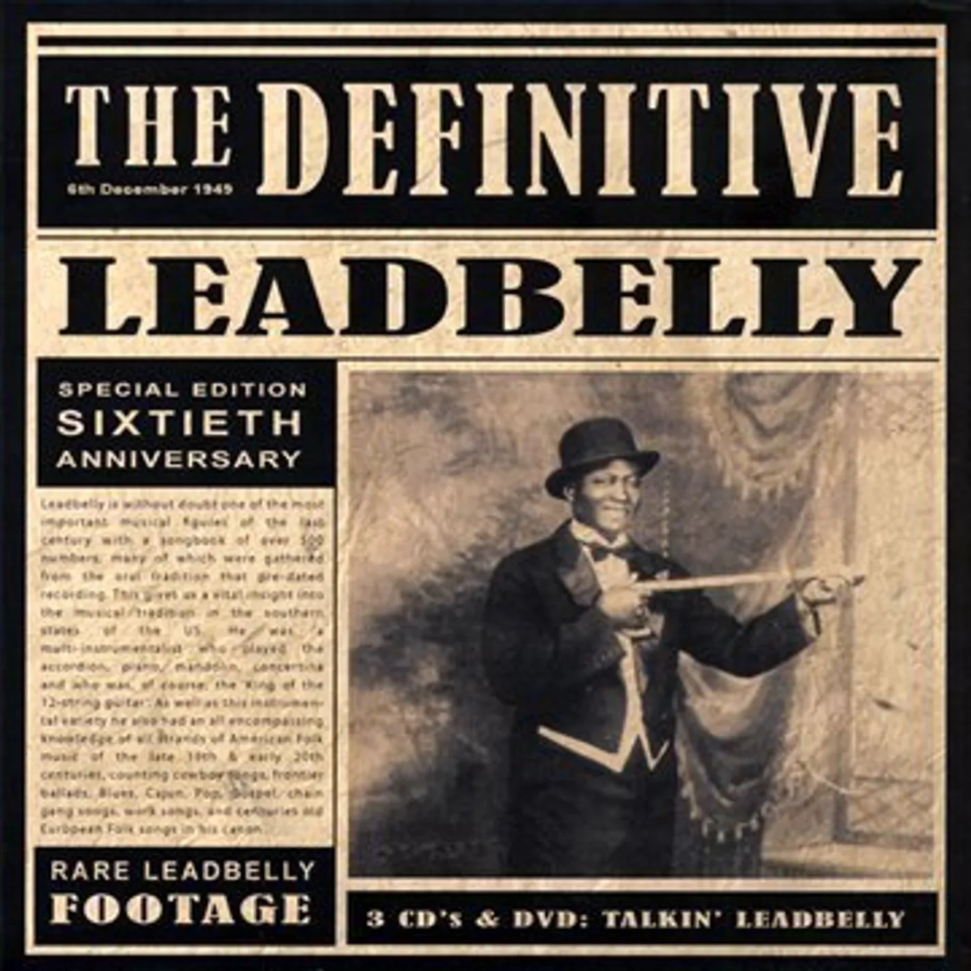 Leadbelly 60TH ANNIVERSARY EDITION CD