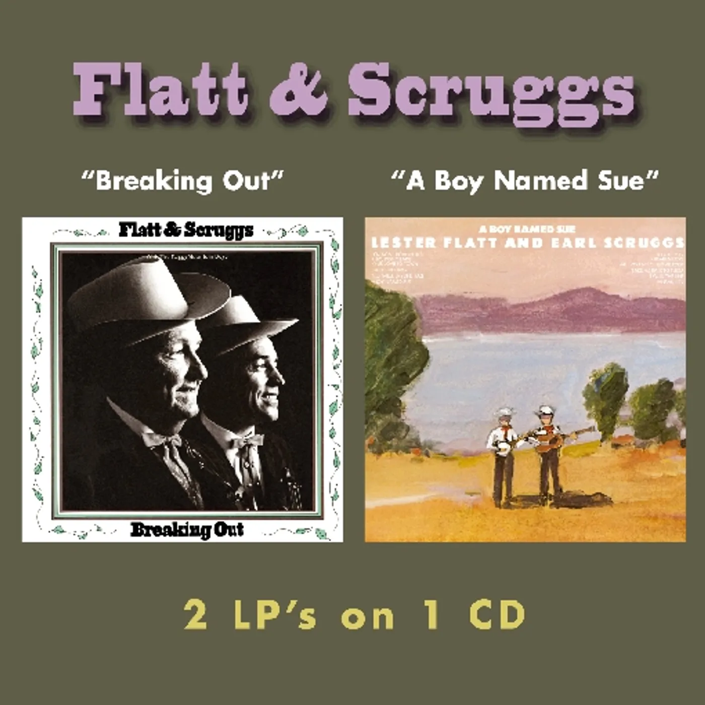 Foggy Mountain Boys (Flatt and Scruggs) BREAKING OUT / BOY NAMED SUE CD