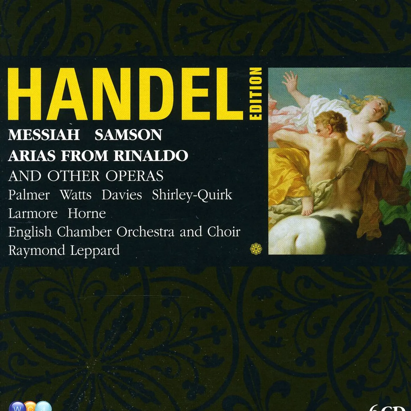 HANDEL / BAKER / SHIRLEY-QUIRK / ECO / LEPPARD MESSIAH / SAMSON / ARIAS FROM RINALDO CD