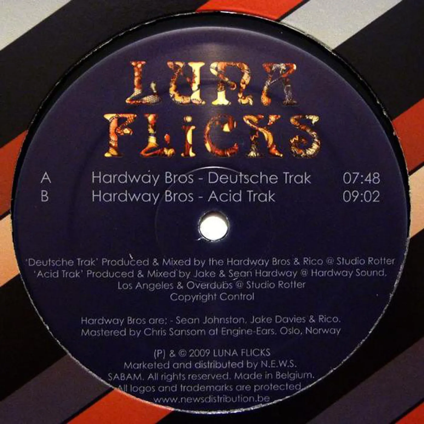 Hardway Bros DEUTSCHE TRAK / ACID TRAK Vinyl Record
