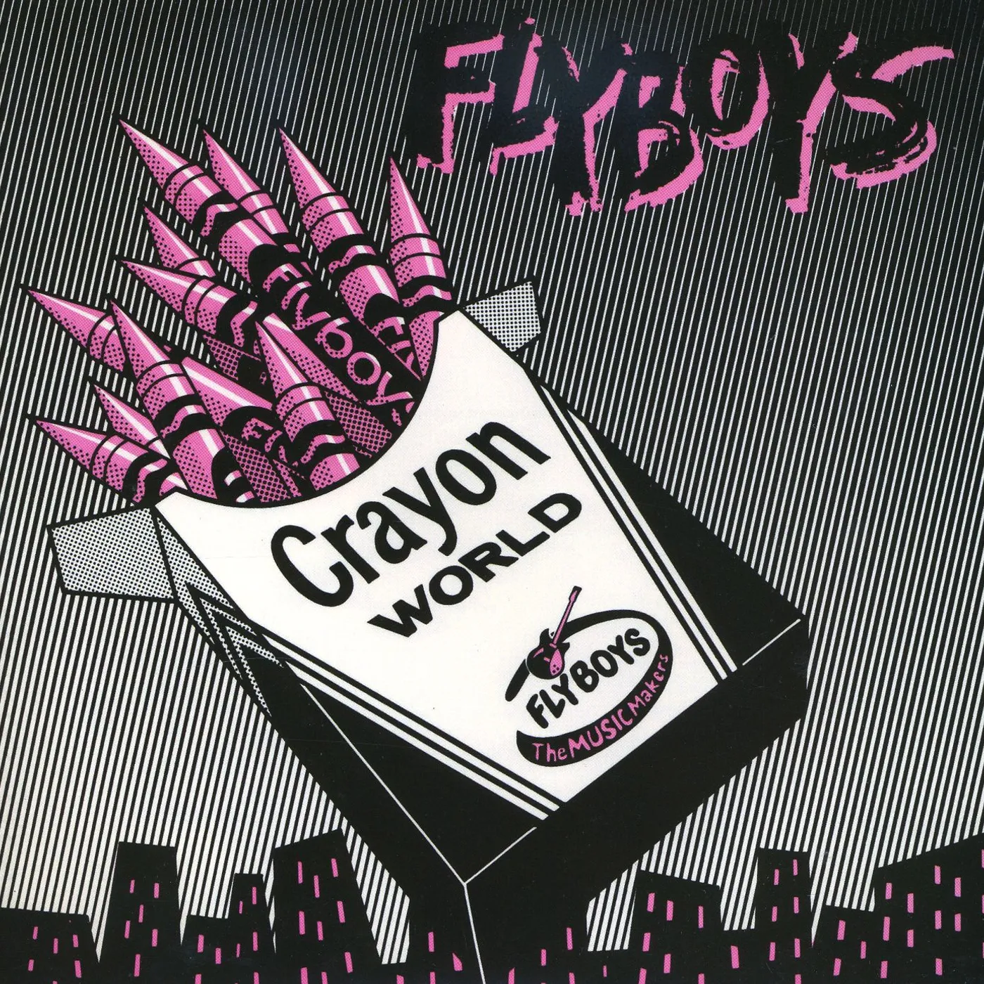 Flyboys CRAYON WORLD / SQUARE CITY Vinyl Record