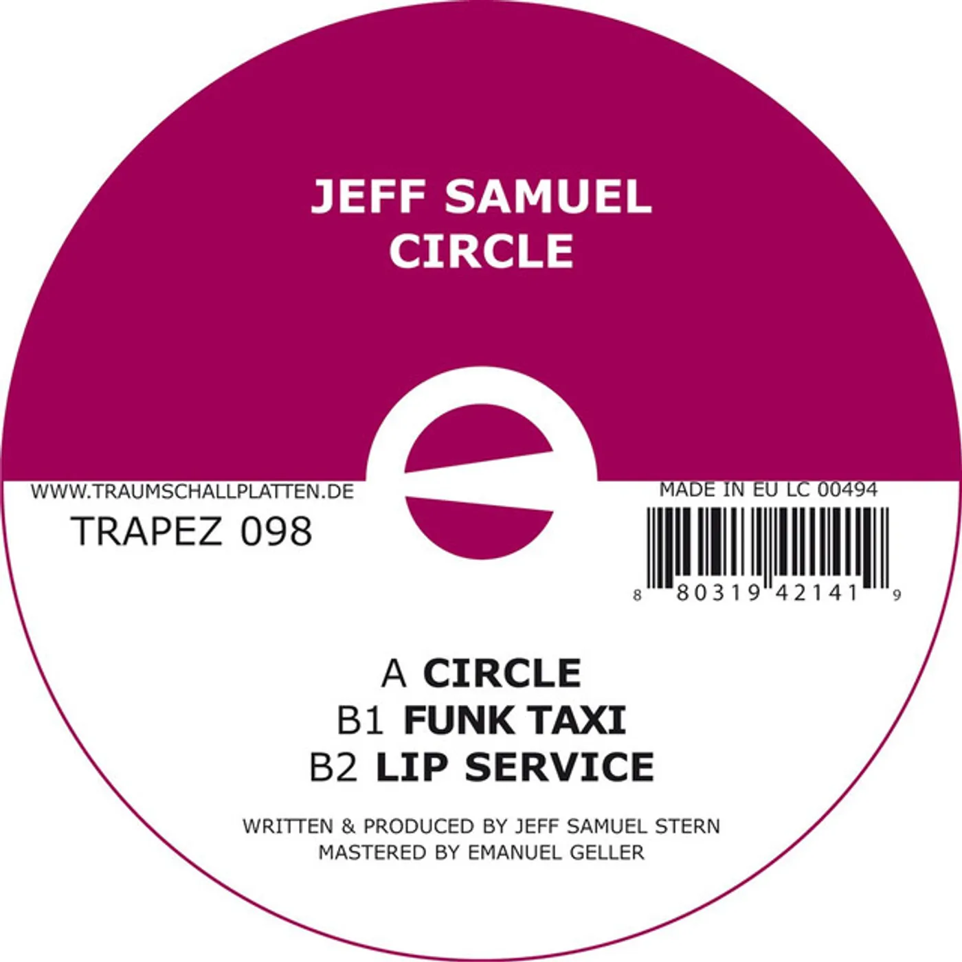 Jeff Samuel Circle Vinyl Record