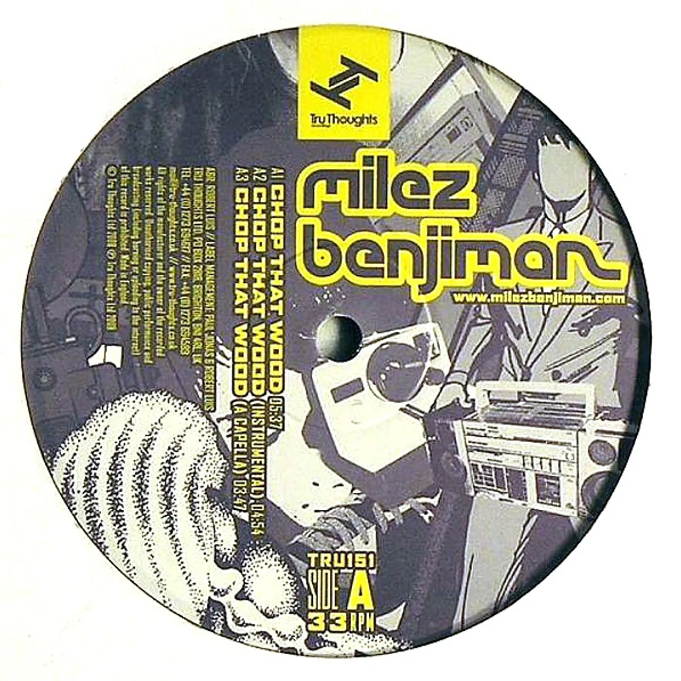 Milez Benjiman CHOP THAT WOOD Vinyl Record
