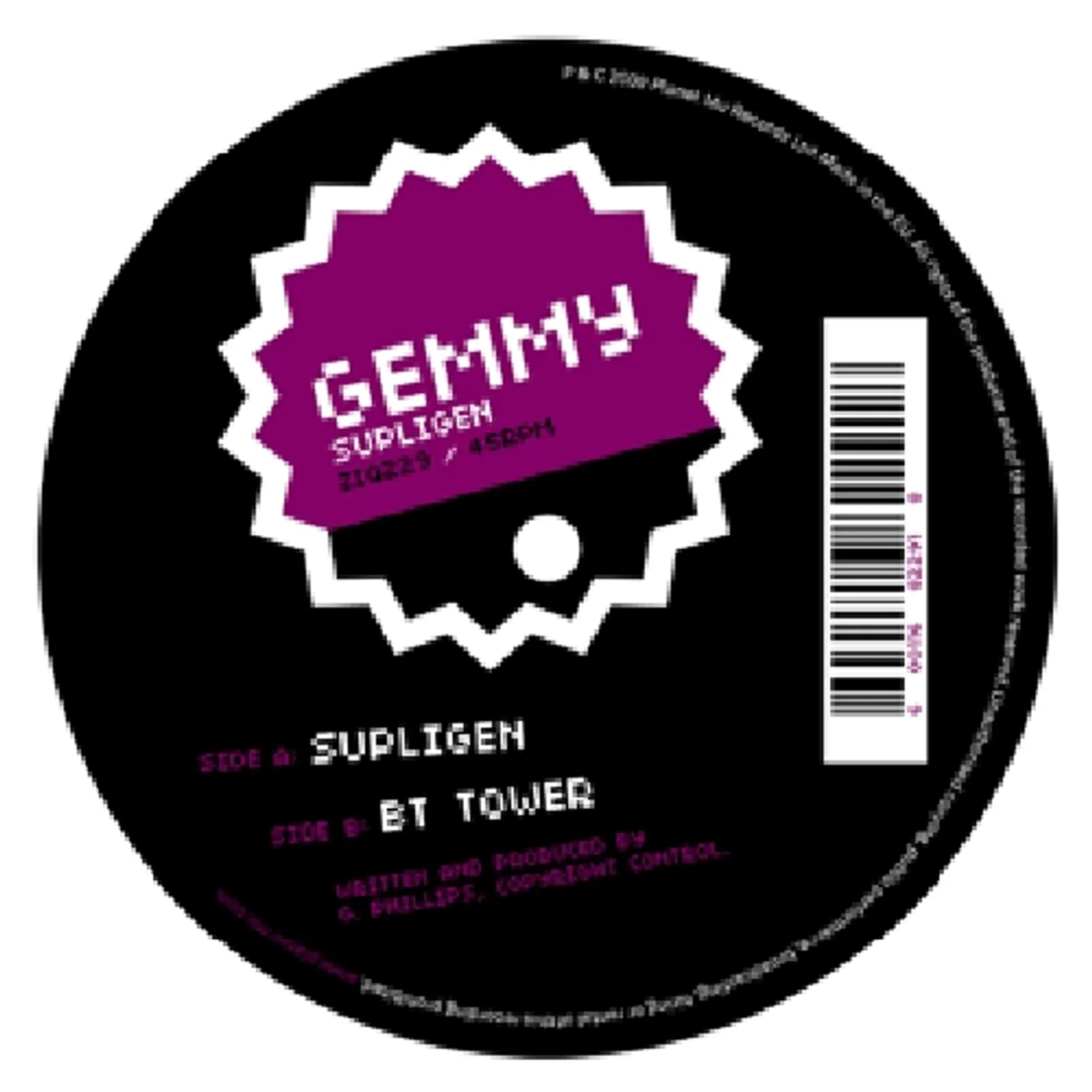 Gemmy SUPLIGEN Vinyl Record