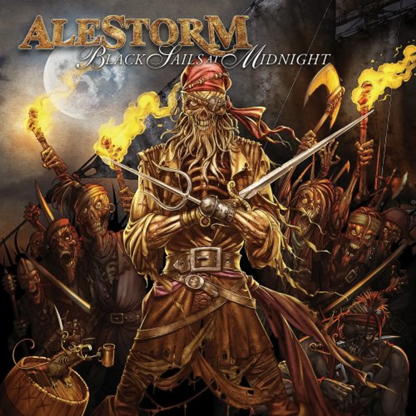 Alestorm BLACK SAILS AT MIDNIGHT CD
