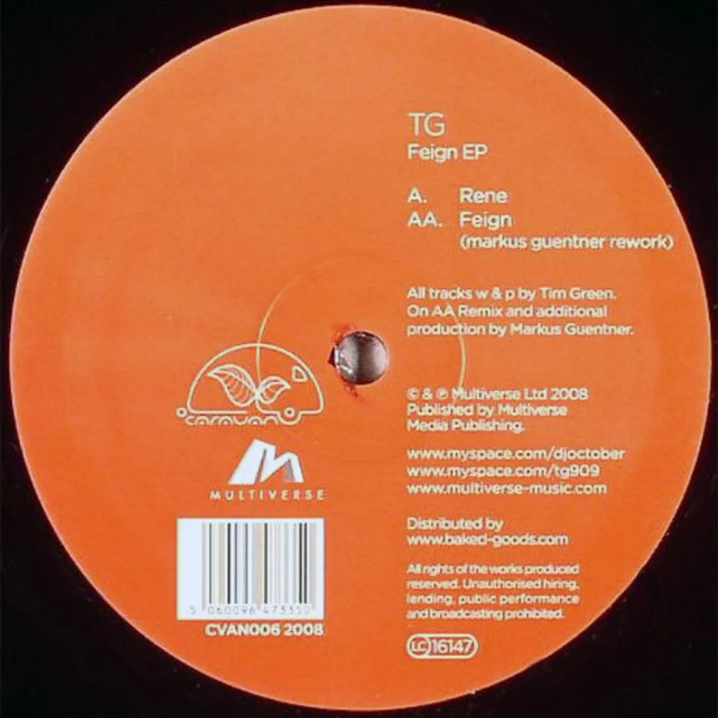 Tim Green FEIGN Vinyl Record