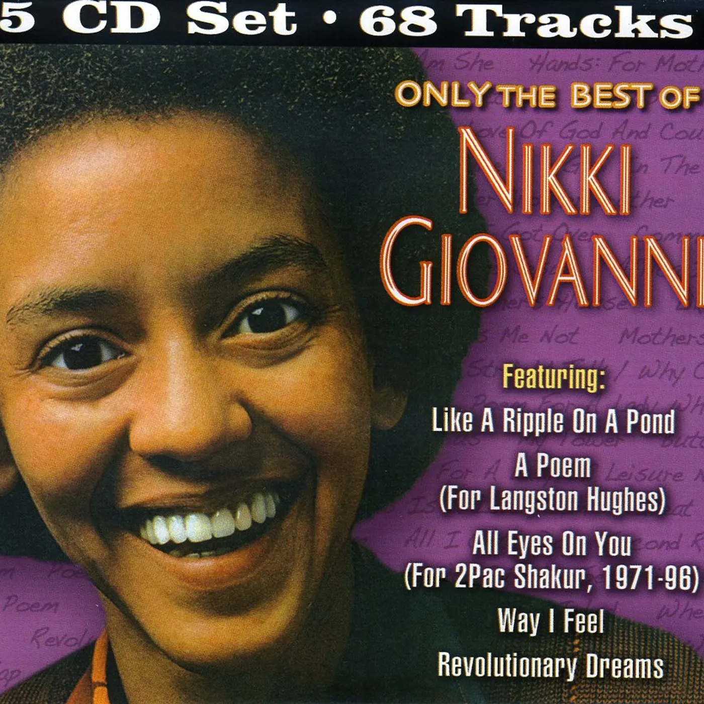 ONLY THE BEST OF NIKKI GIOVANNI CD