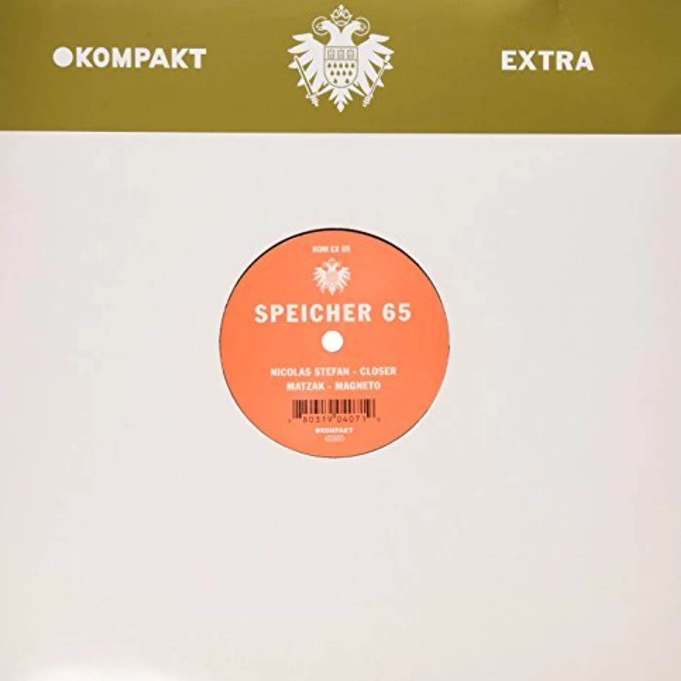 Nicolas / Matzak Stefan SPEICHER 65 Vinyl Record