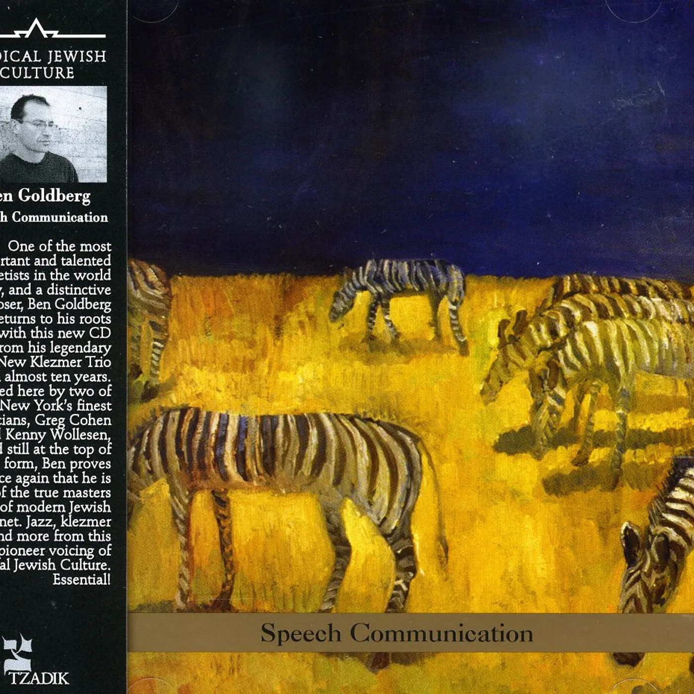 Ben Goldberg SPEECH COMMUNICATION CD
