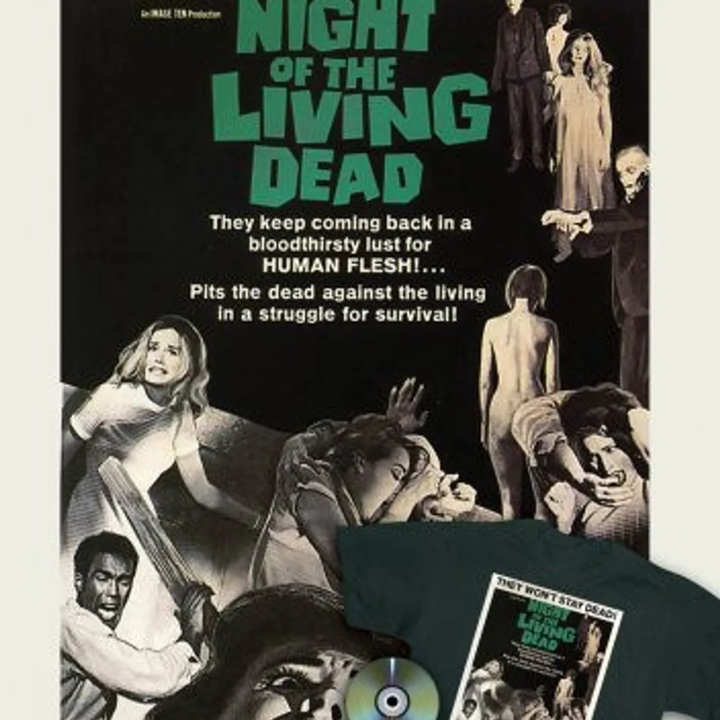 NIGHT OF THE LIVING DEAD (1968) DVD