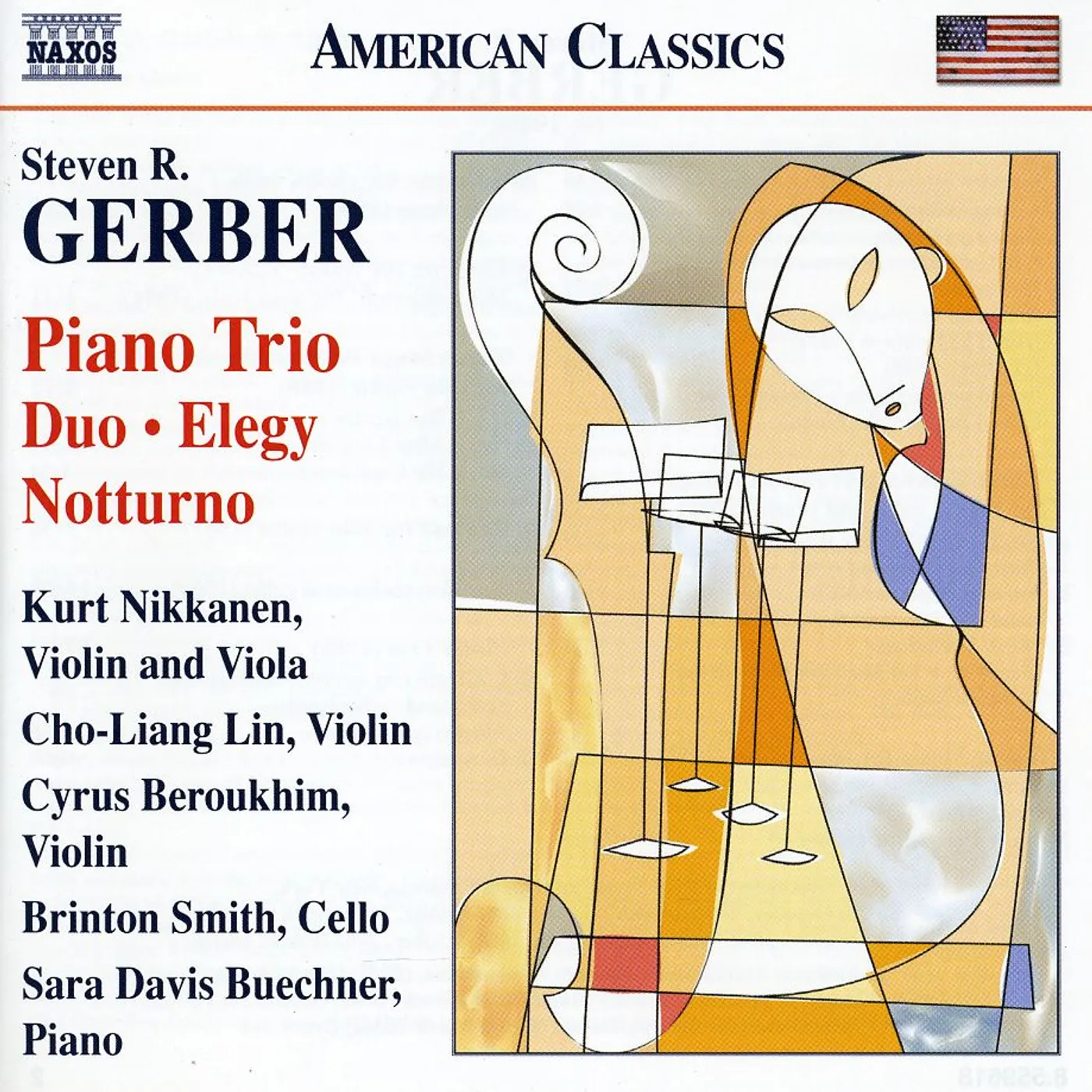 Steven R. Gerber CHAMBER MUSIC - PIANO TRIO CD